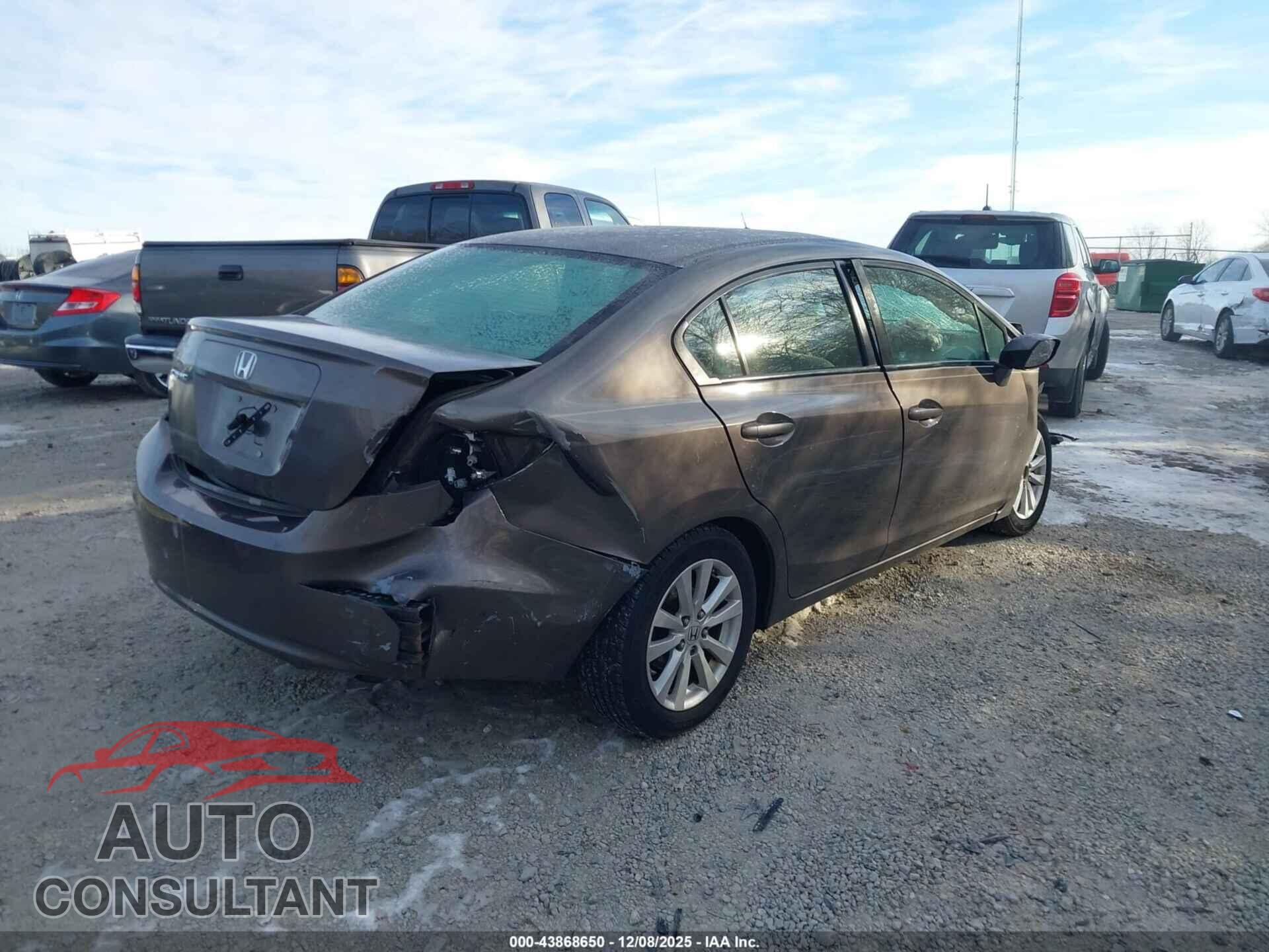 HONDA CIVIC 2012 - 2HGFB2F84CH511774
