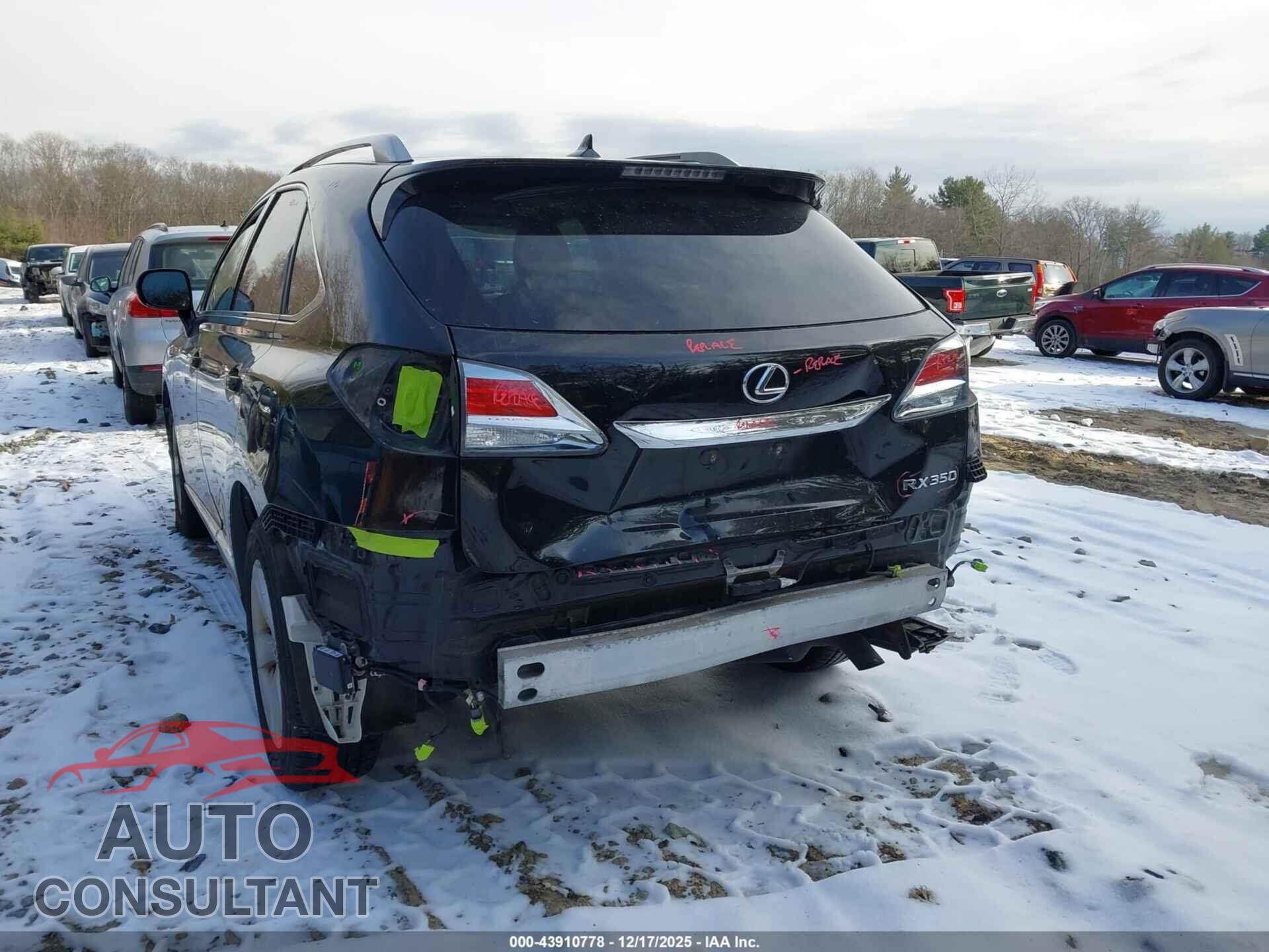 LEXUS RX 350 2013 - 2T2BK1BA2DC211237