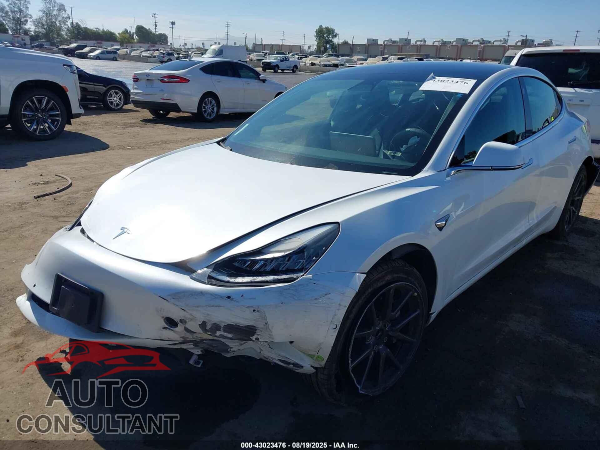 TESLA MODEL 3 2019 - 5YJ3E1EA6KF482788