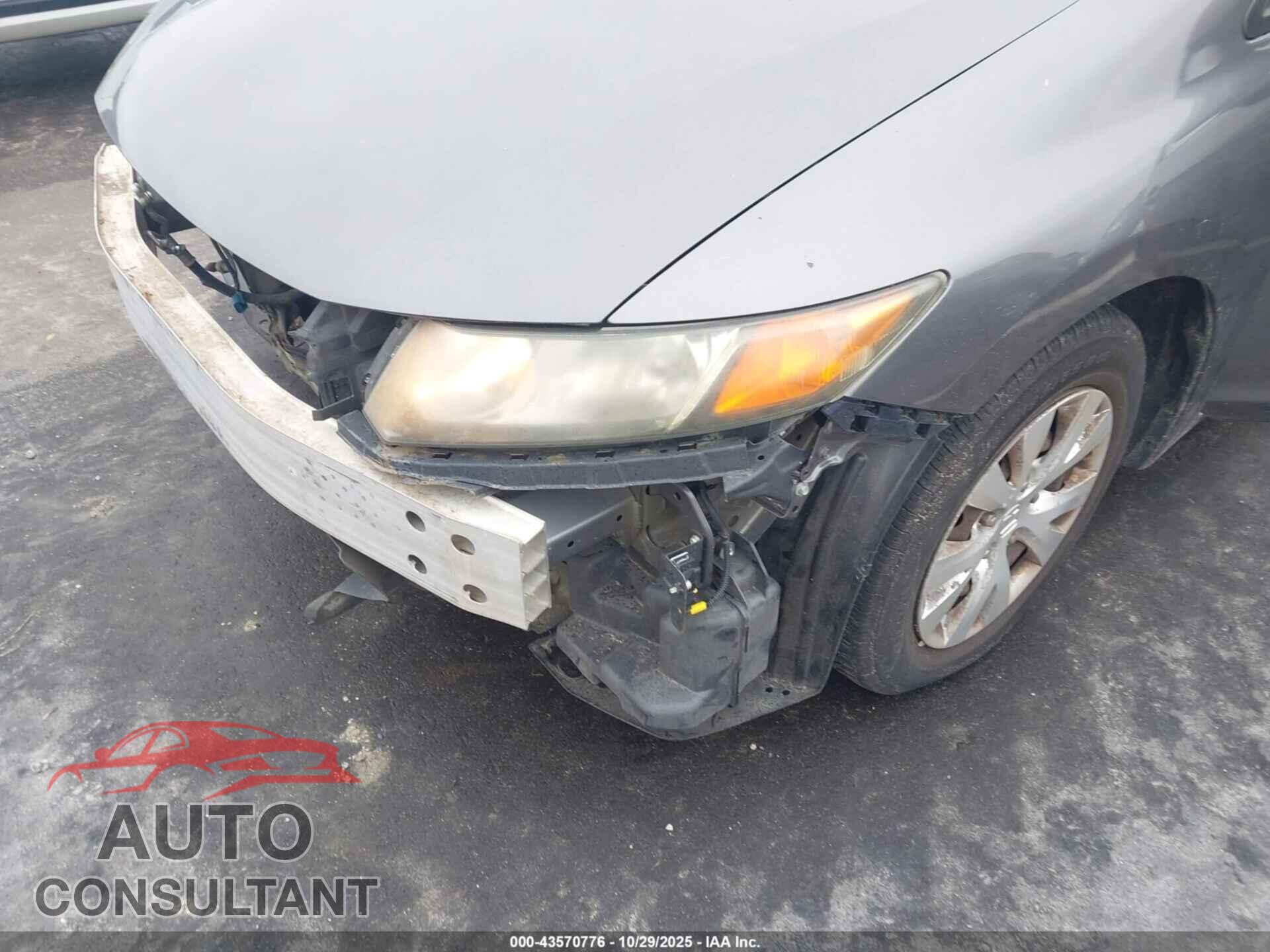 HONDA CIVIC 2012 - 2HGFB2F57CH319903