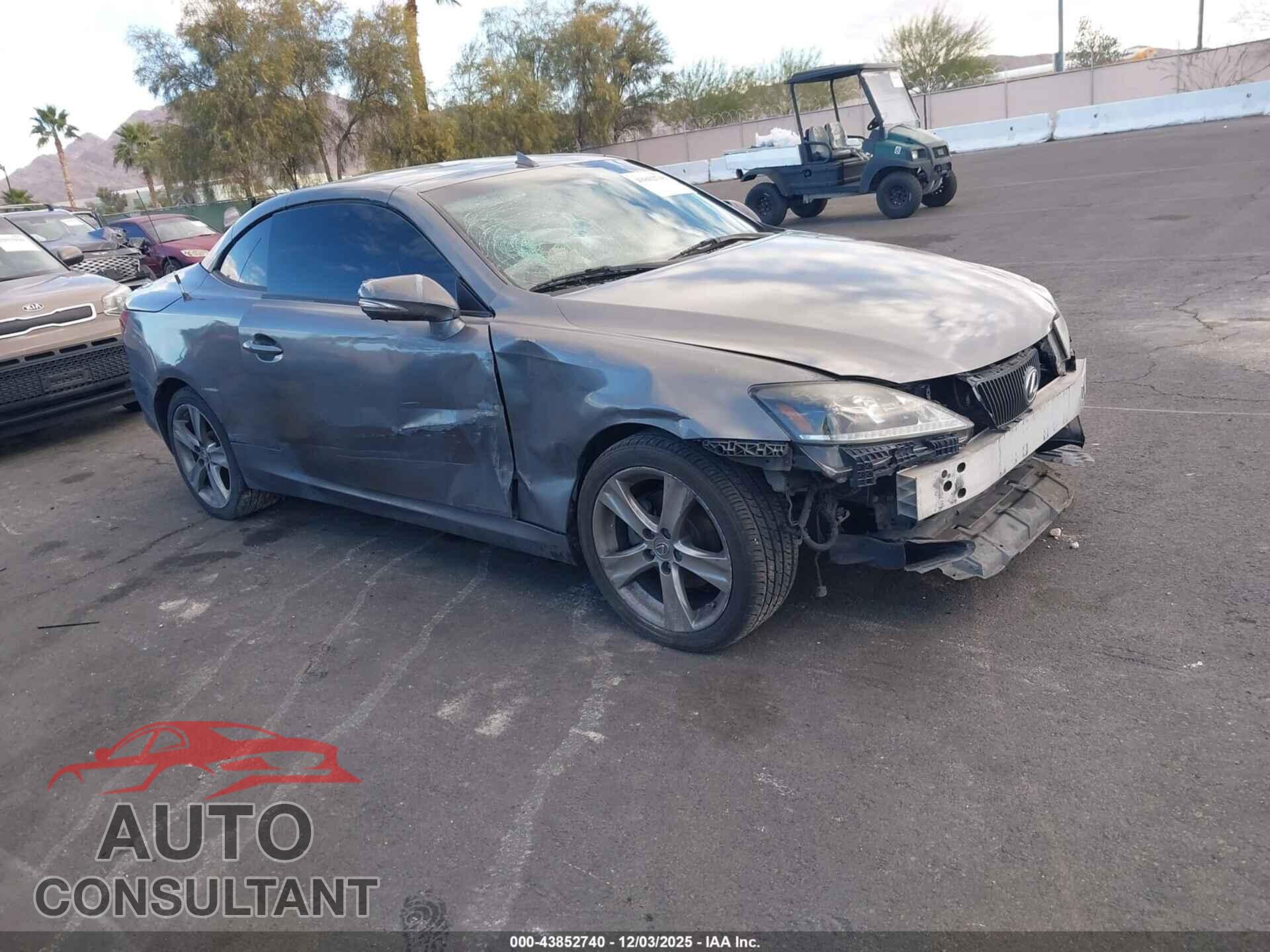 LEXUS IS 250C 2012 - JTHFF2C28C2523131