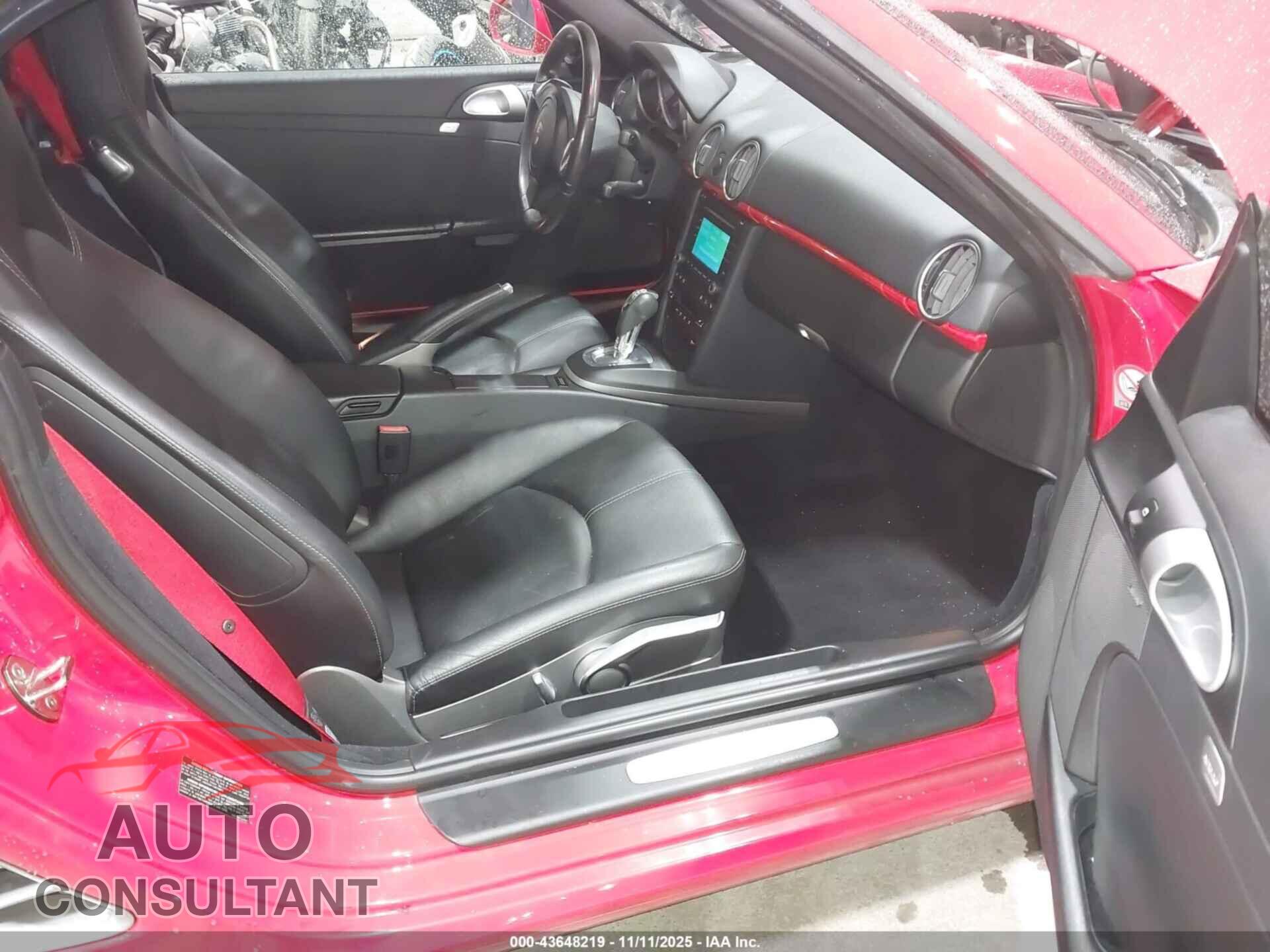 PORSCHE BOXSTER 2012 - WP0CA2A89CS710064