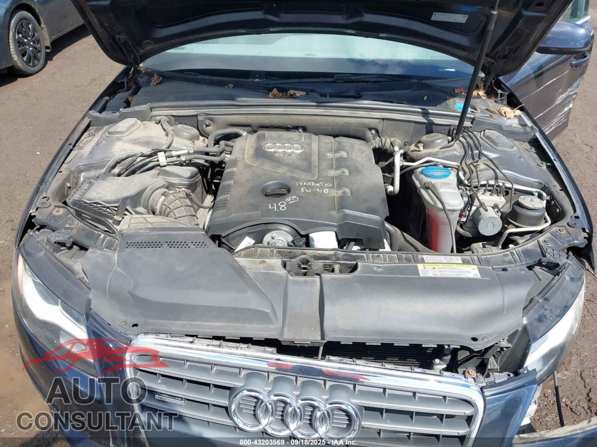 AUDI A4 2012 - WAUWFAFLXCA076563