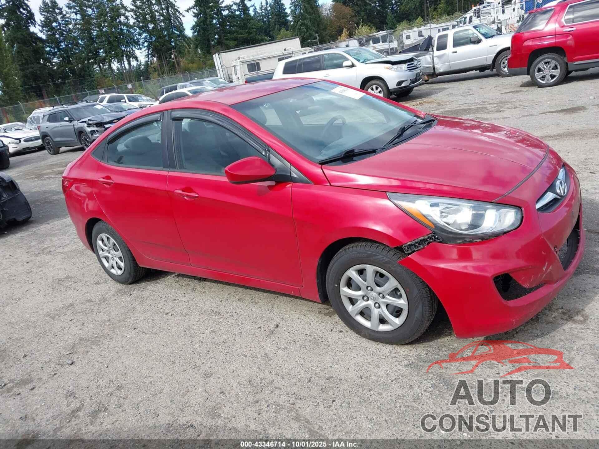 HYUNDAI ACCENT 2014 - KMHCT4AE6EU708870