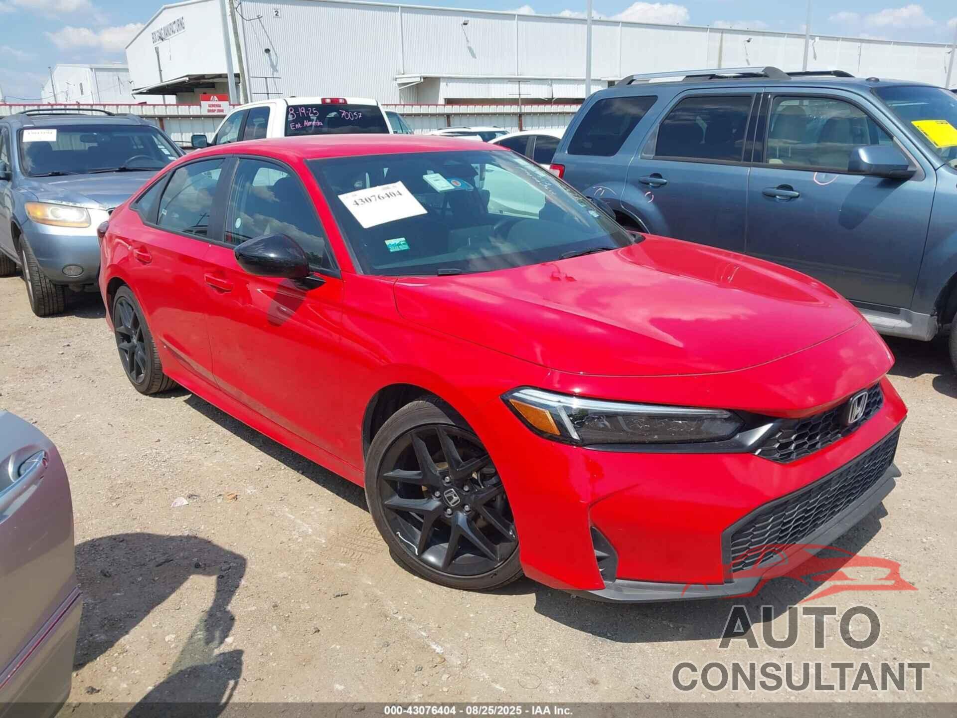 HONDA CIVIC 2025 - 2HGFE2F58SH560231