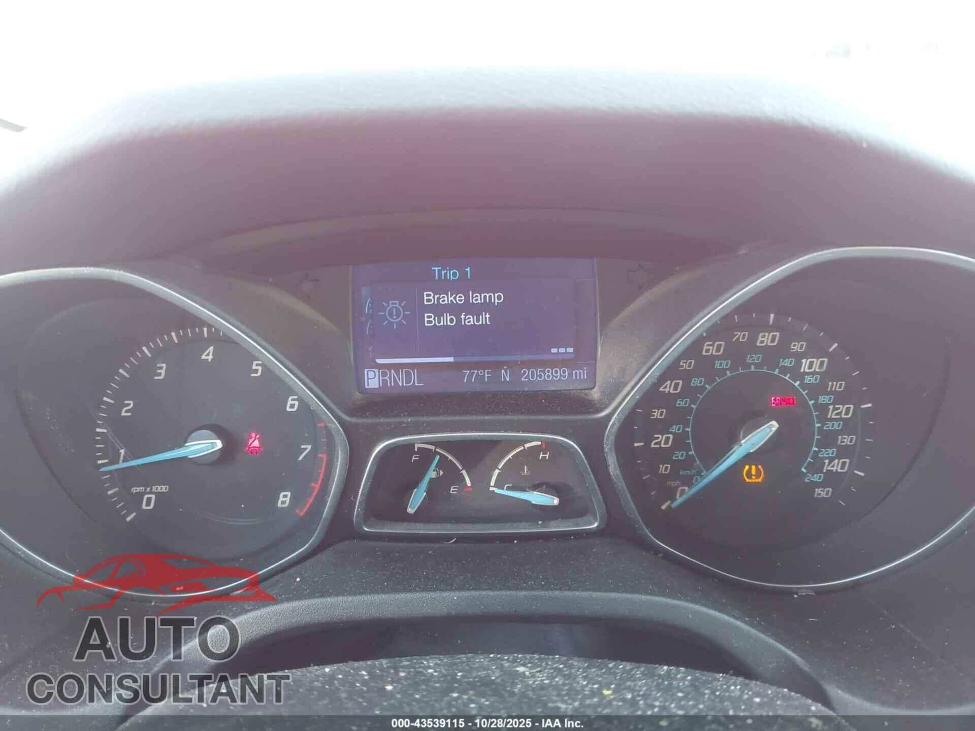 FORD FOCUS 2012 - 1FAHP3F29CL444124