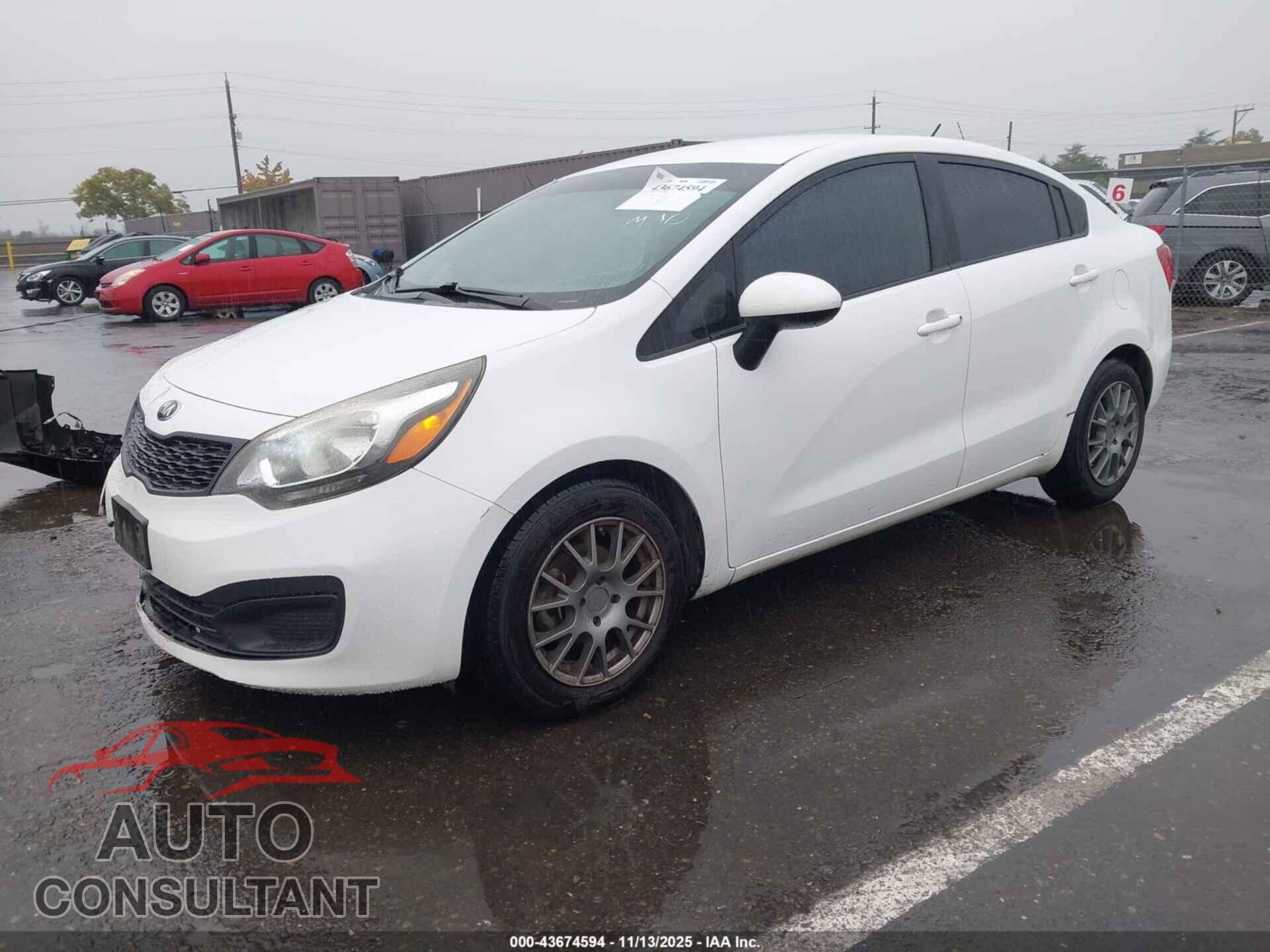 KIA RIO 2013 - KNADM4A37D6281901