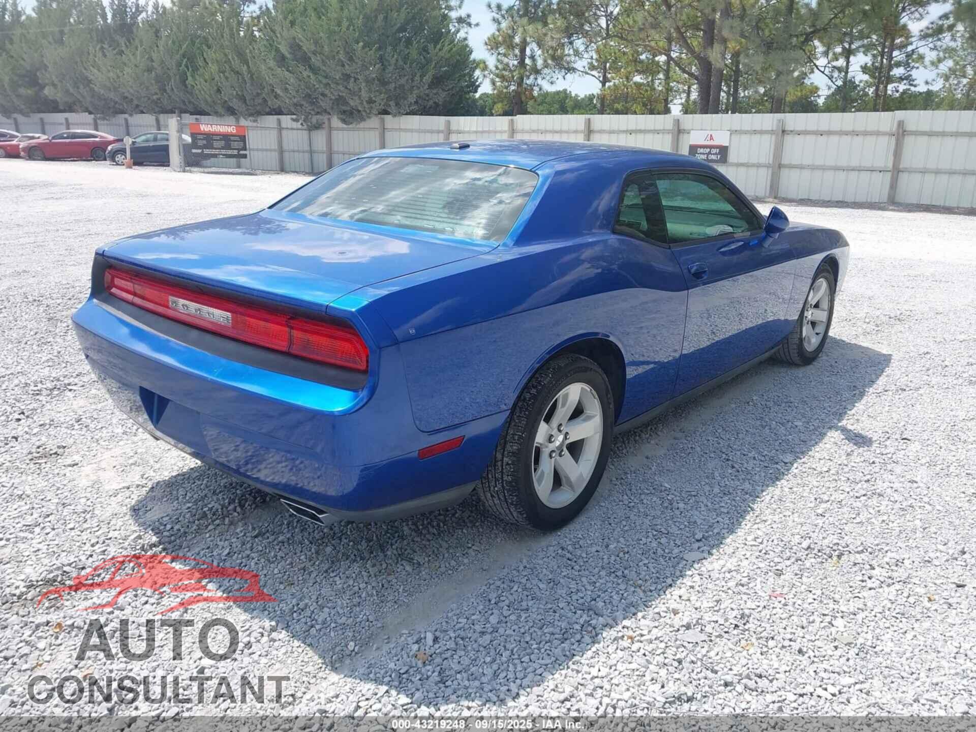 DODGE CHALLENGER 2012 - 2C3CDYAG0CH238835