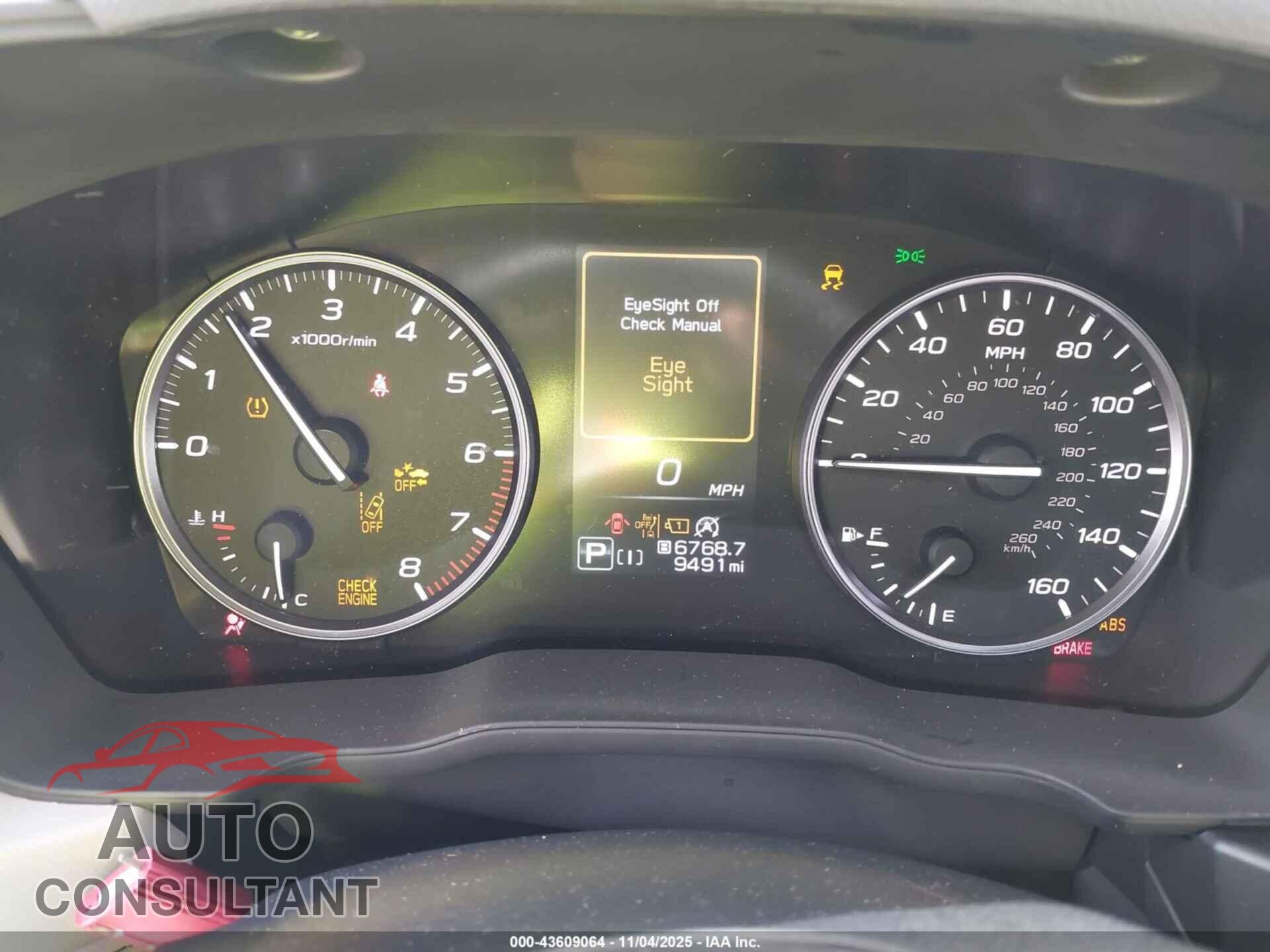 SUBARU FORESTER 2025 - JF2SLDDC4SH501362