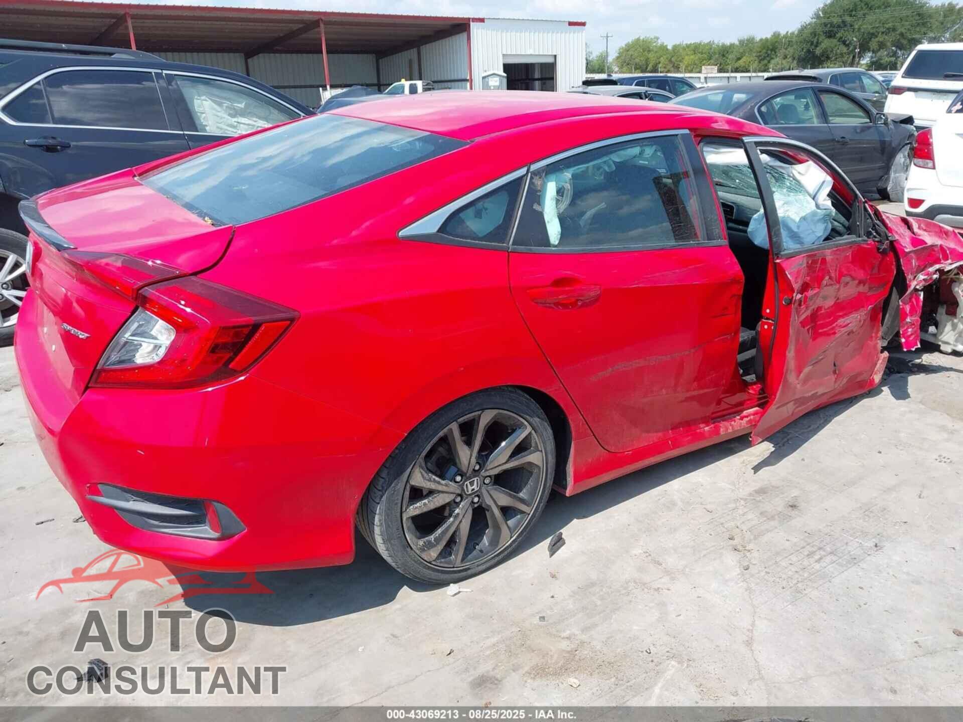 HONDA CIVIC 2019 - 2HGFC2F87KH524563