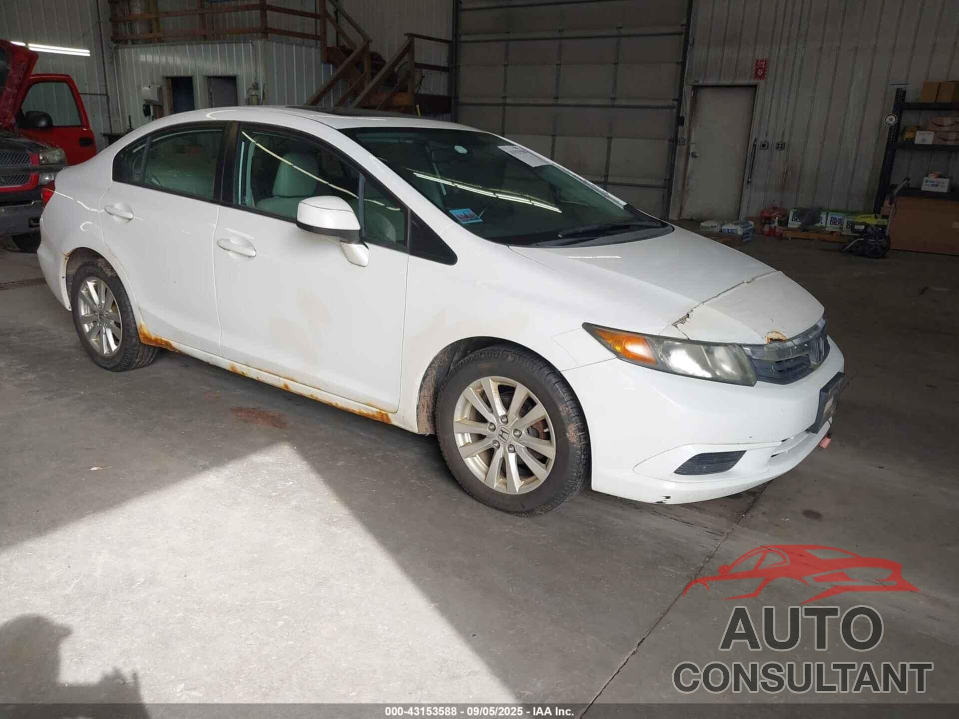 HONDA CIVIC 2012 - 19XFB2F91CE006746