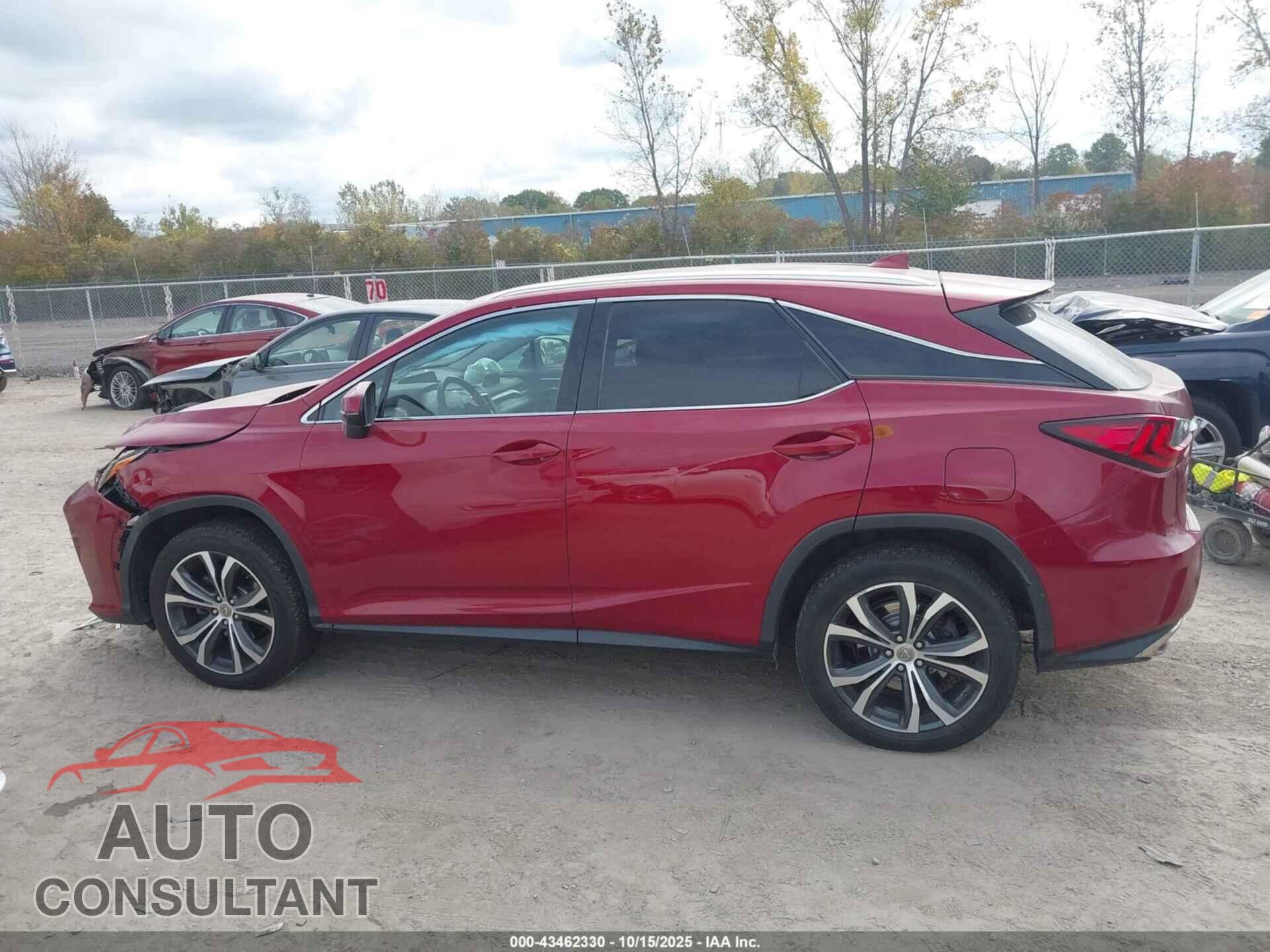 LEXUS RX 350 2017 - 2T2BZMCA9HC112349