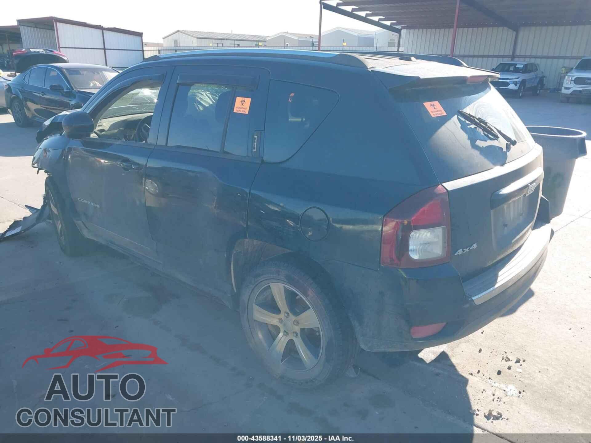 JEEP COMPASS 2017 - 1C4NJDEB3HD101218