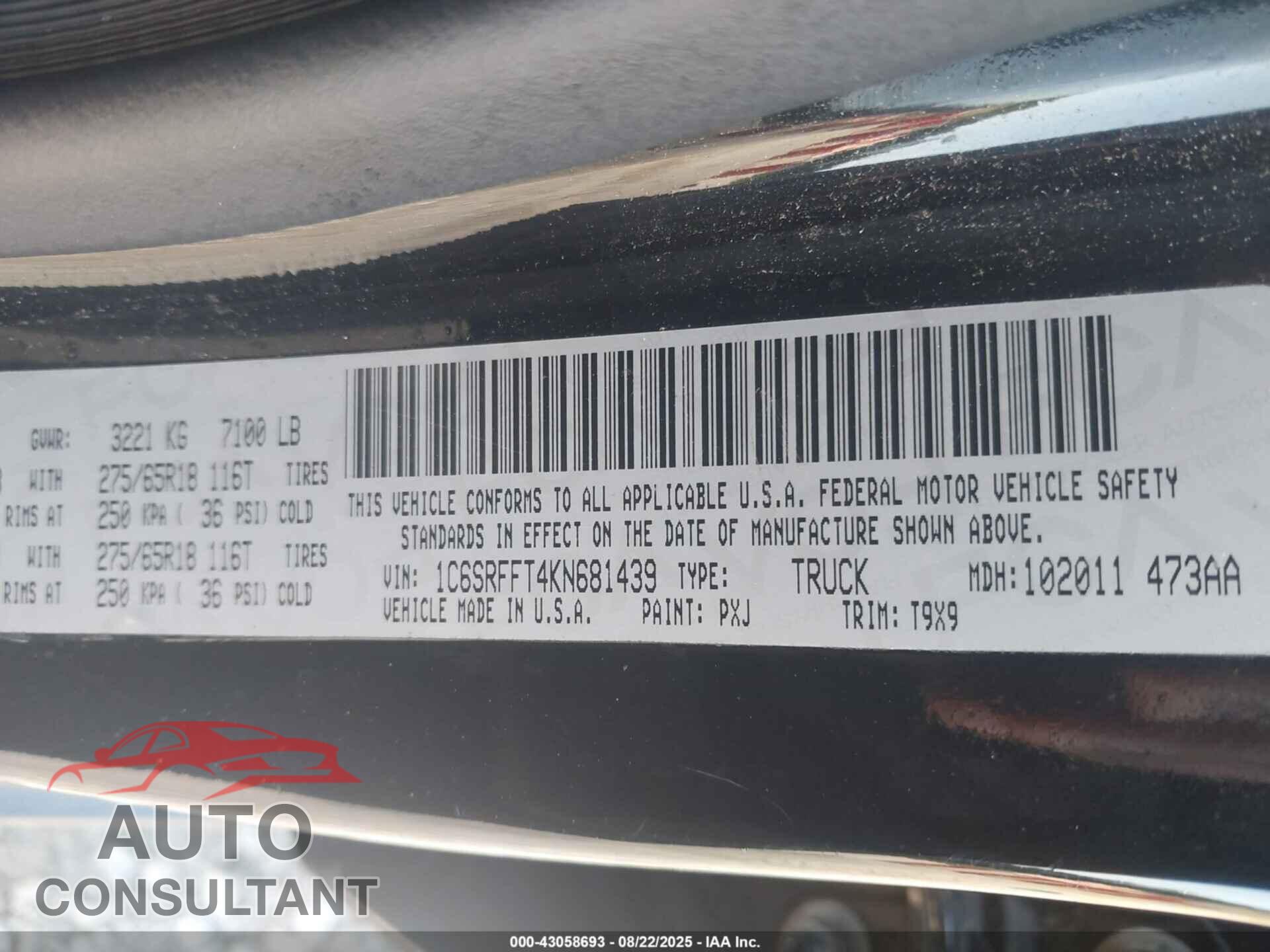 RAM 1500 2022 - ncs108430