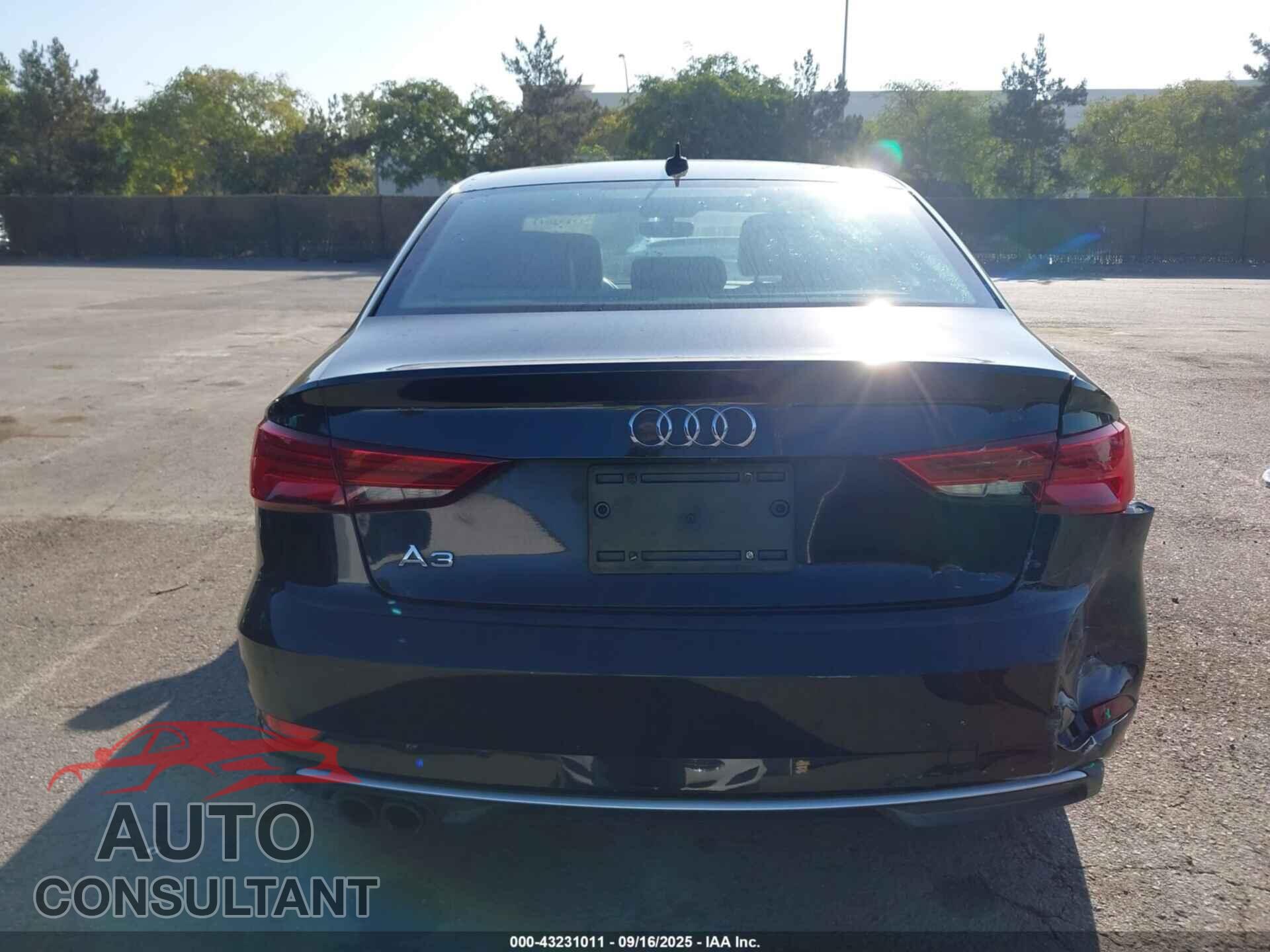 AUDI A3 2017 - WAUAUGFF1H1044105