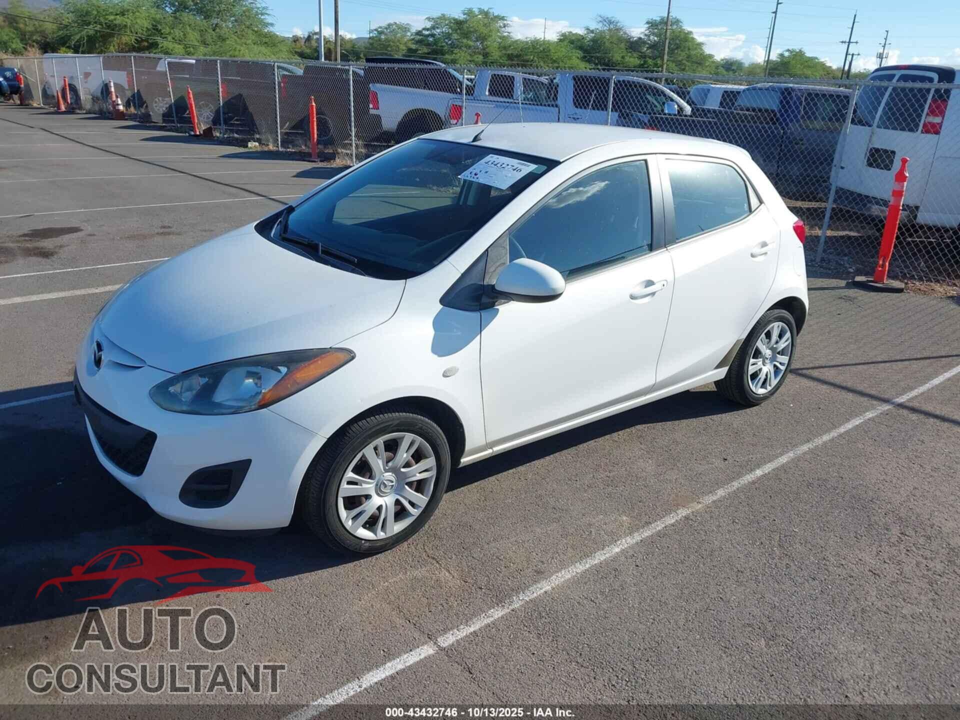 MAZDA MAZDA2 2013 - JM1DE1KY3D0159225