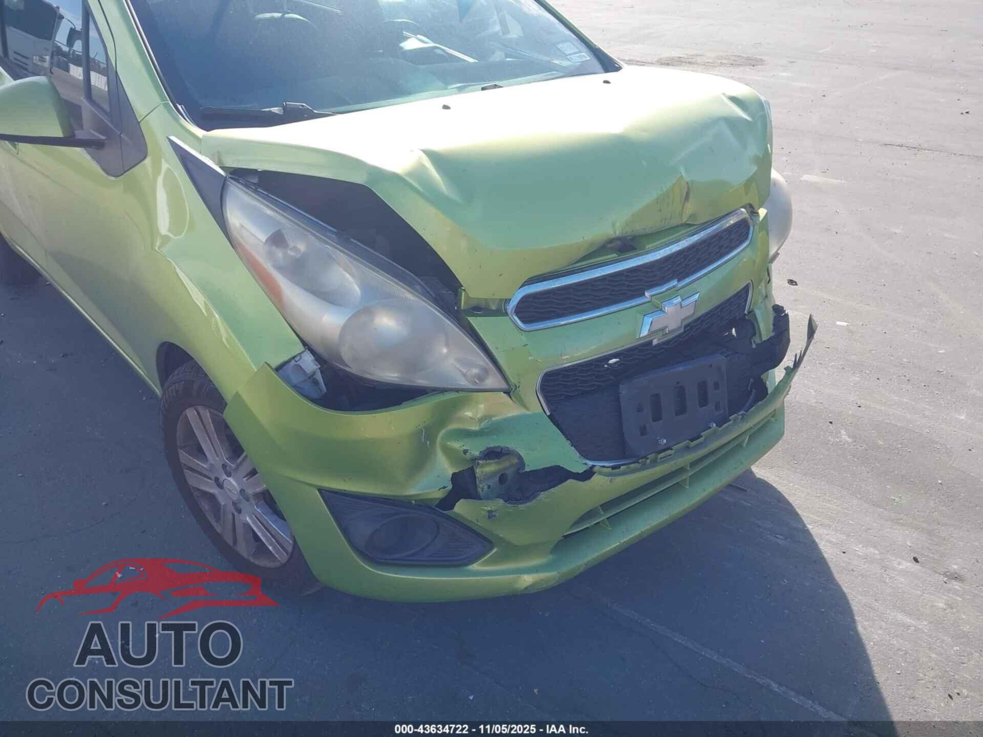 CHEVROLET SPARK 2013 - KL8CD6S9XDC510711