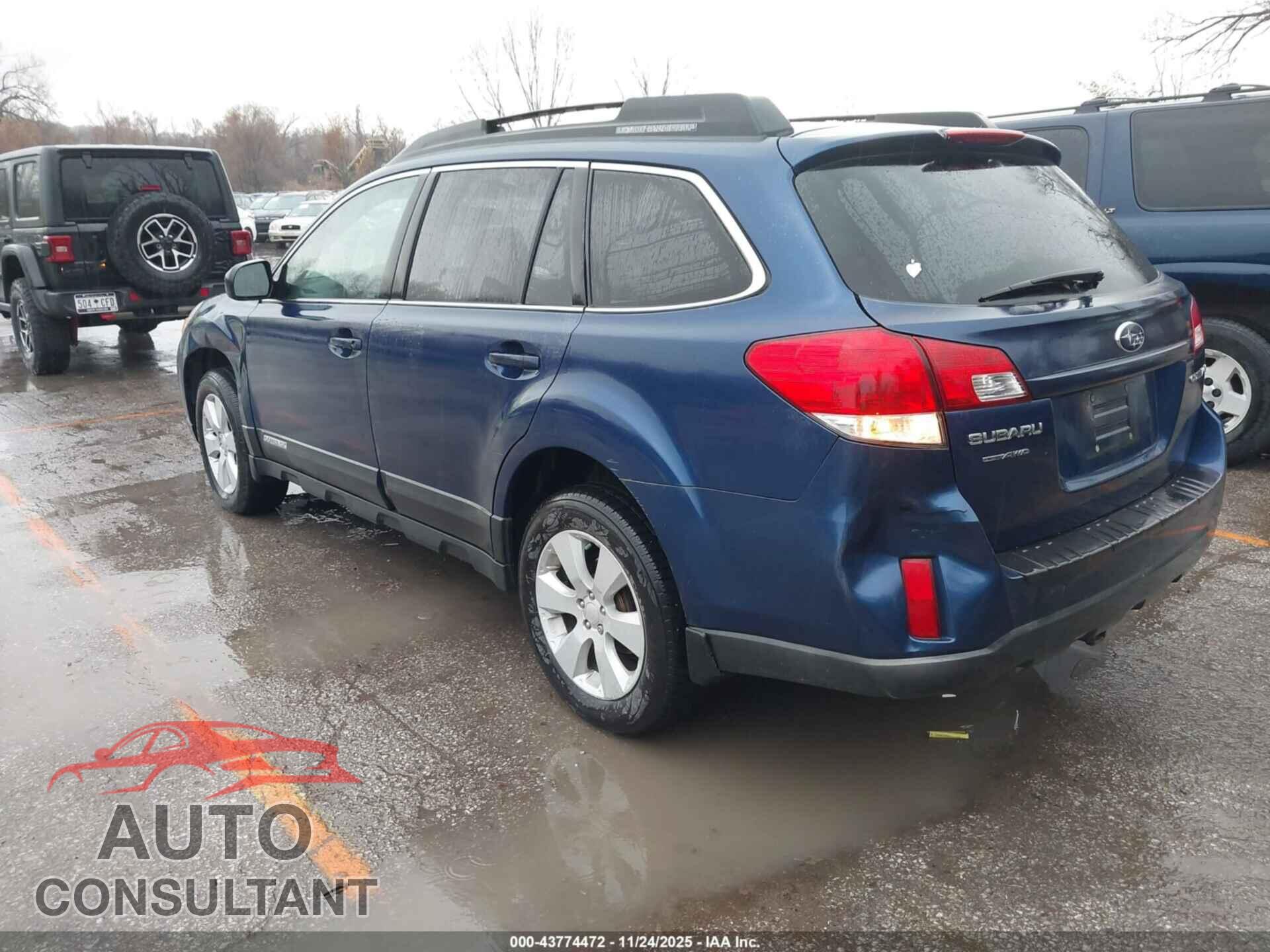 SUBARU OUTBACK 2011 - 4S4BRCCC8B3353086