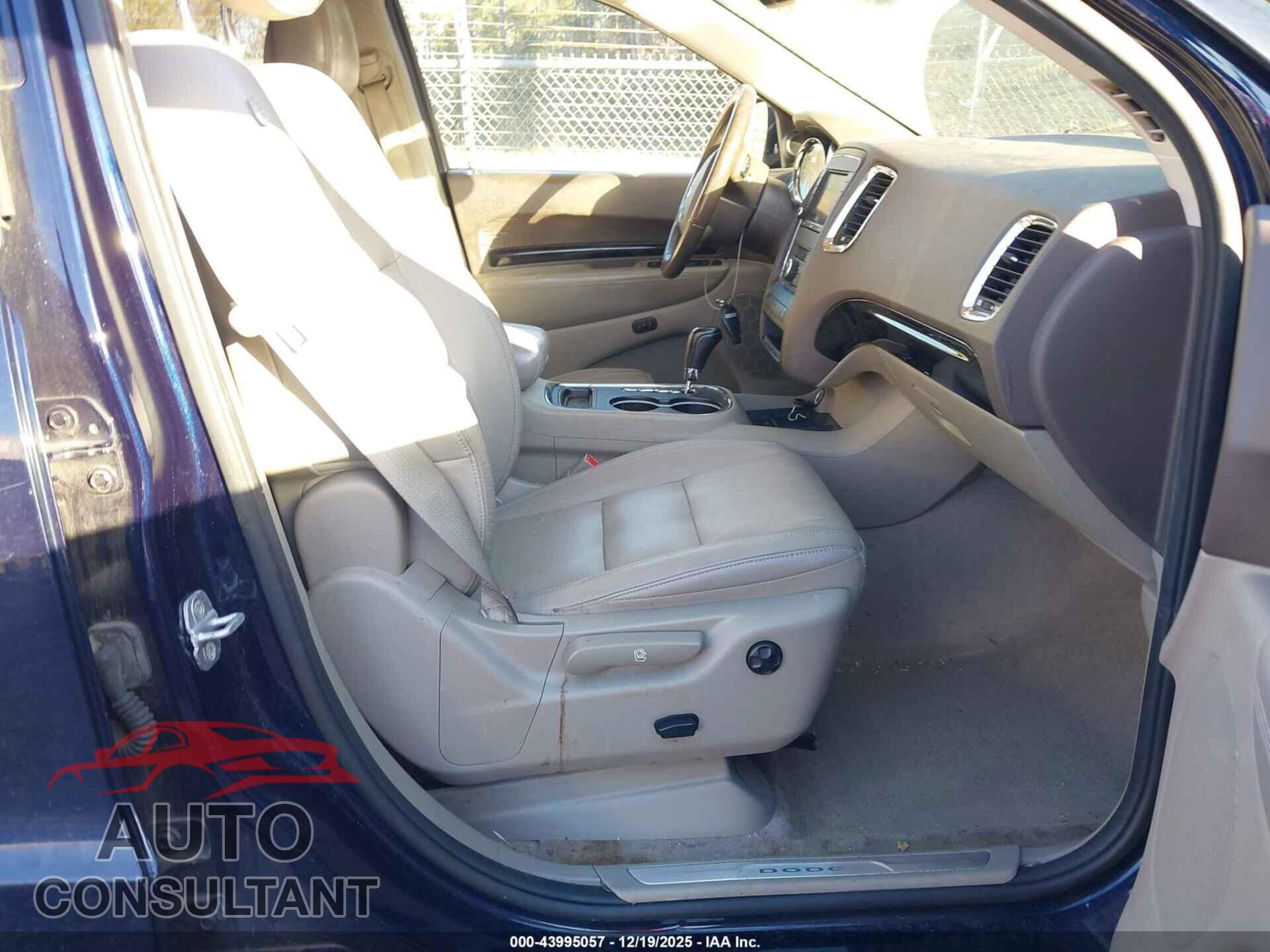 DODGE DURANGO 2012 - 1C4RDHDGXCC330586