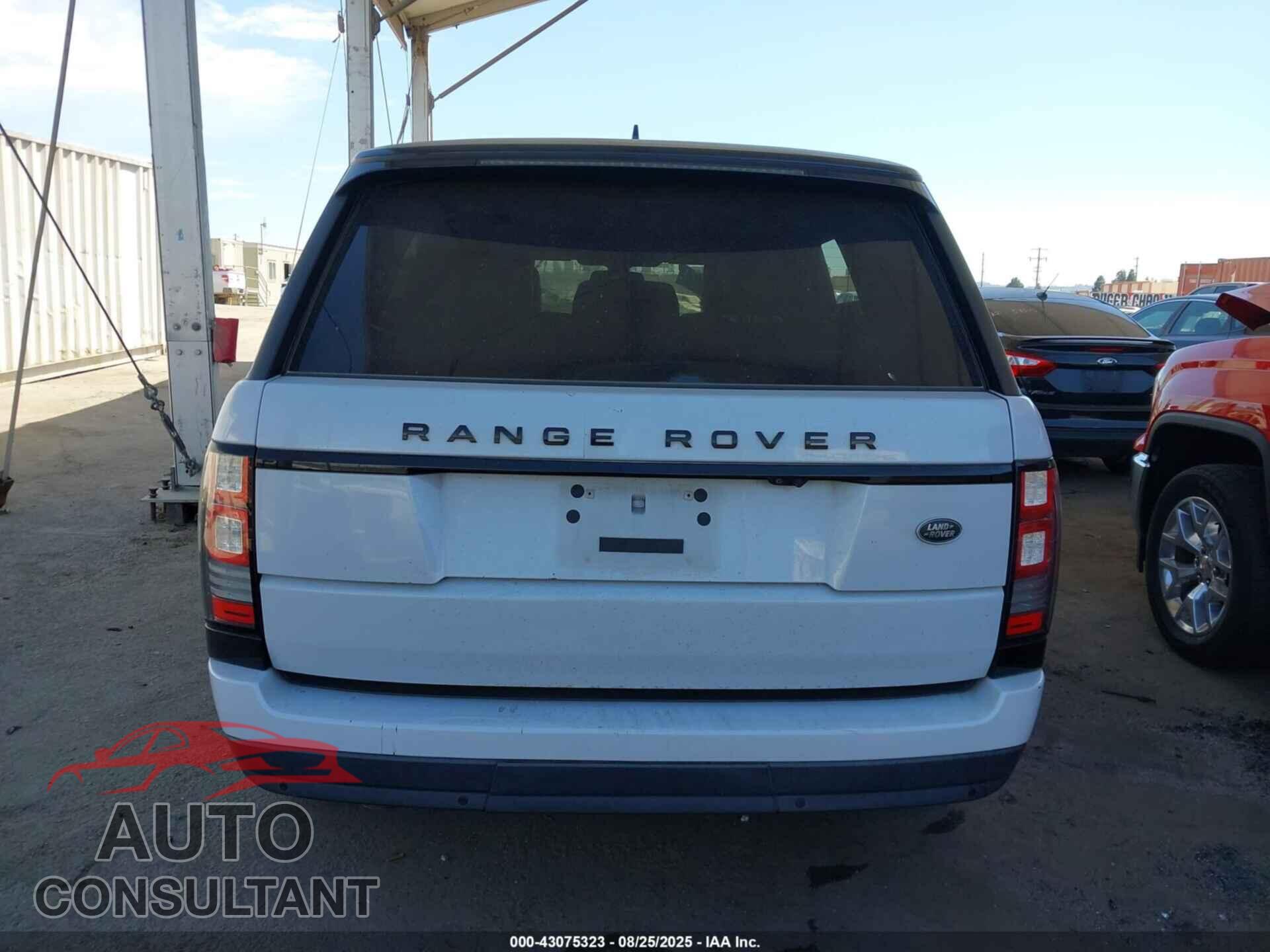LAND ROVER RANGE ROVER 2016 - SALGS2KF1GA259096