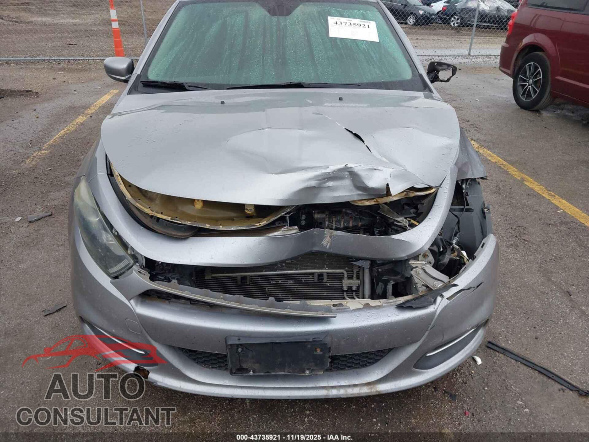 DODGE DART 2015 - 1C3CDFBB6FD159534