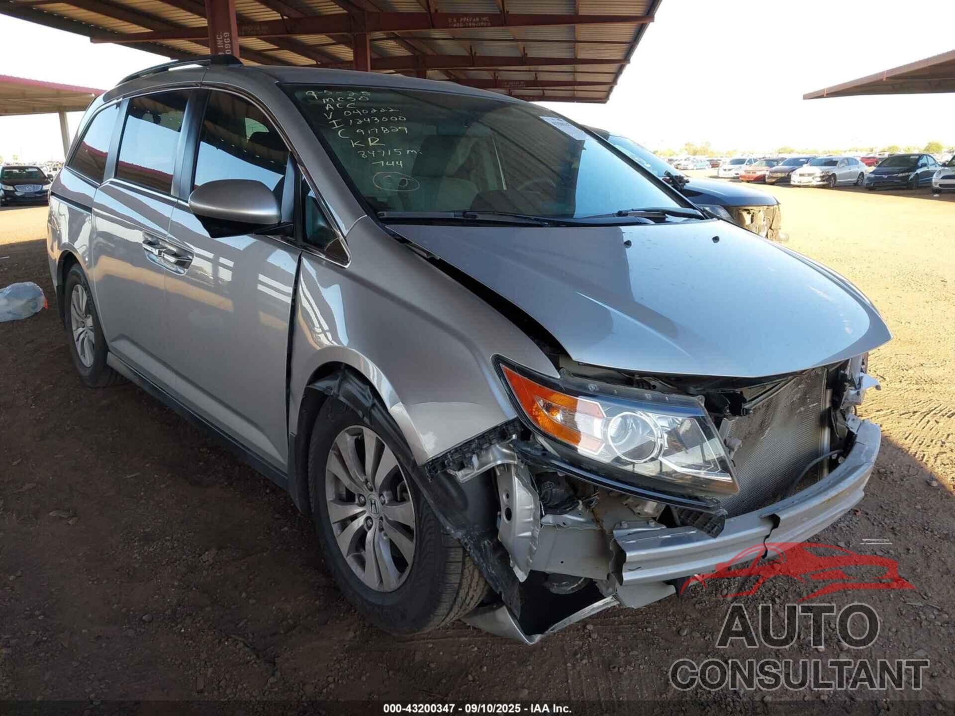 HONDA ODYSSEY 2015 - 5FNRL5H40FB040222