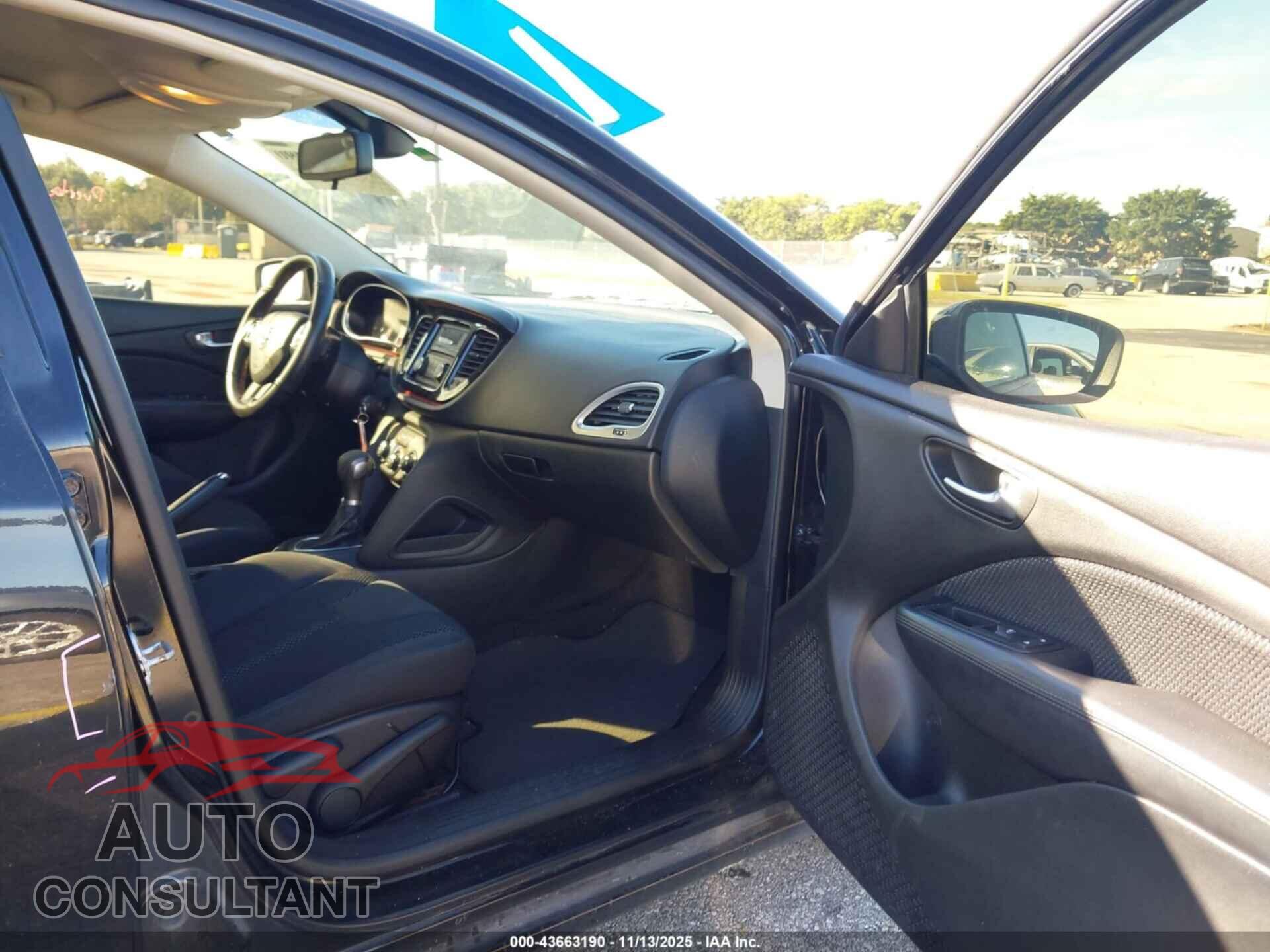 DODGE DART 2015 - 1C3CDFAA6FD392452