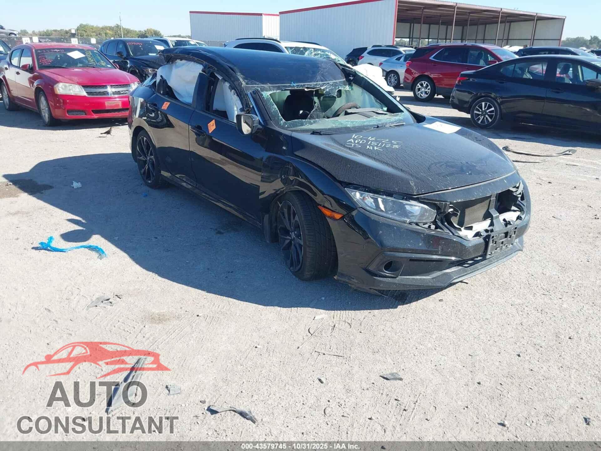 HONDA CIVIC 2020 - 19XFC2F81LE000272