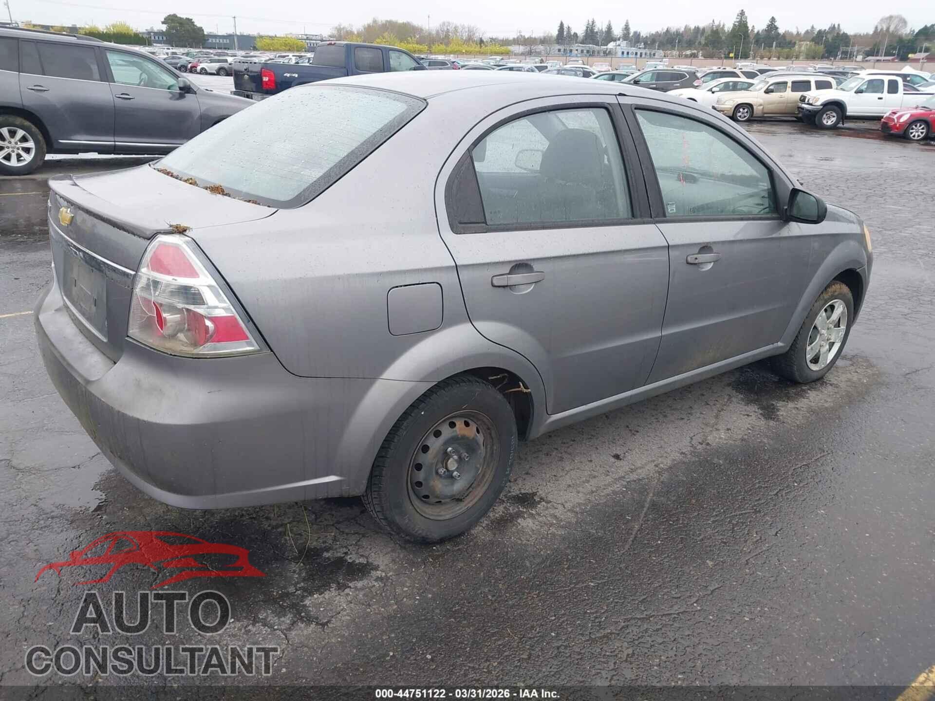 CHEVROLET AVEO 2011 - KL1TD5DE7BB124155