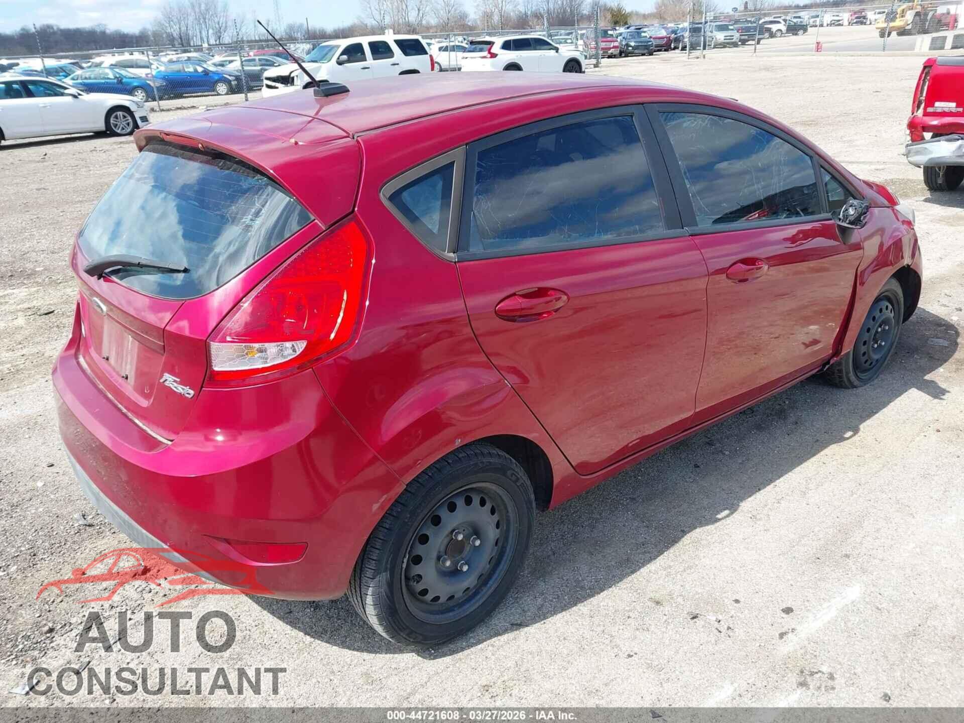 FORD FIESTA 2013 - 3FADP4EJ6DM175447