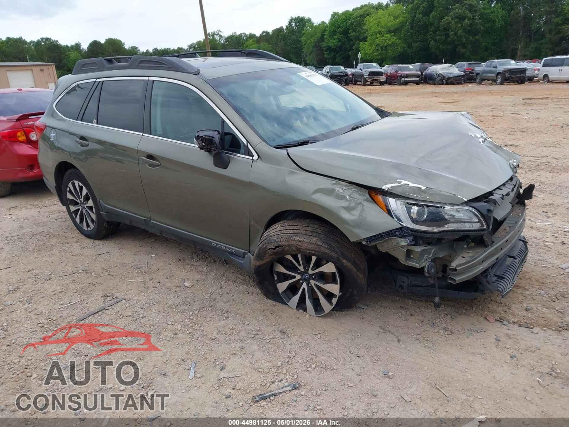 SUBARU OUTBACK 2016 - 4S4BSENC7G3242291