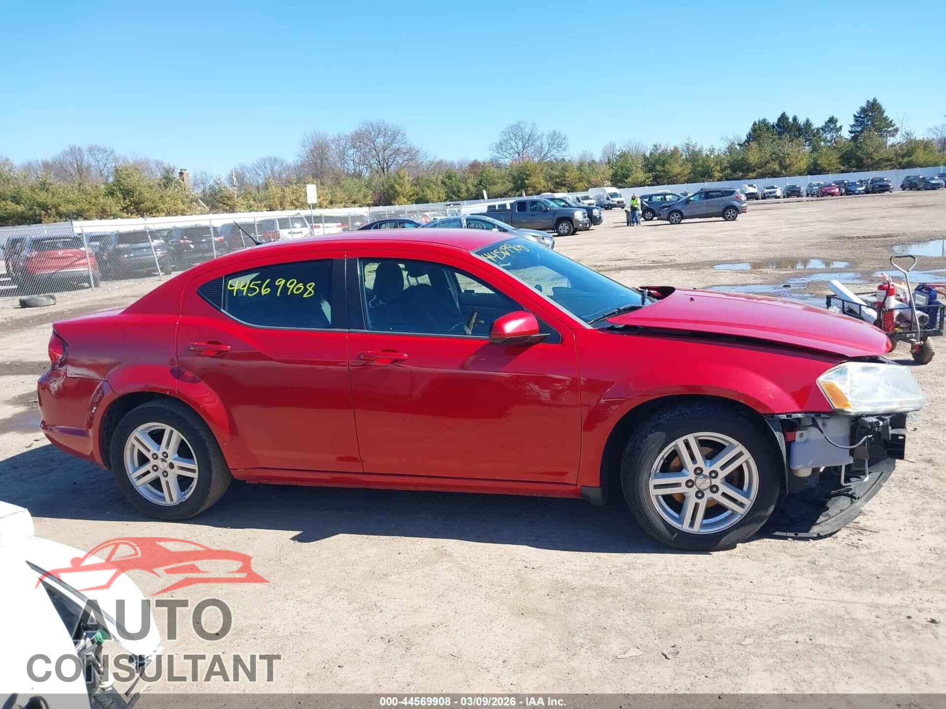 DODGE AVENGER 2012 - 1C3CDZCB7CN290722