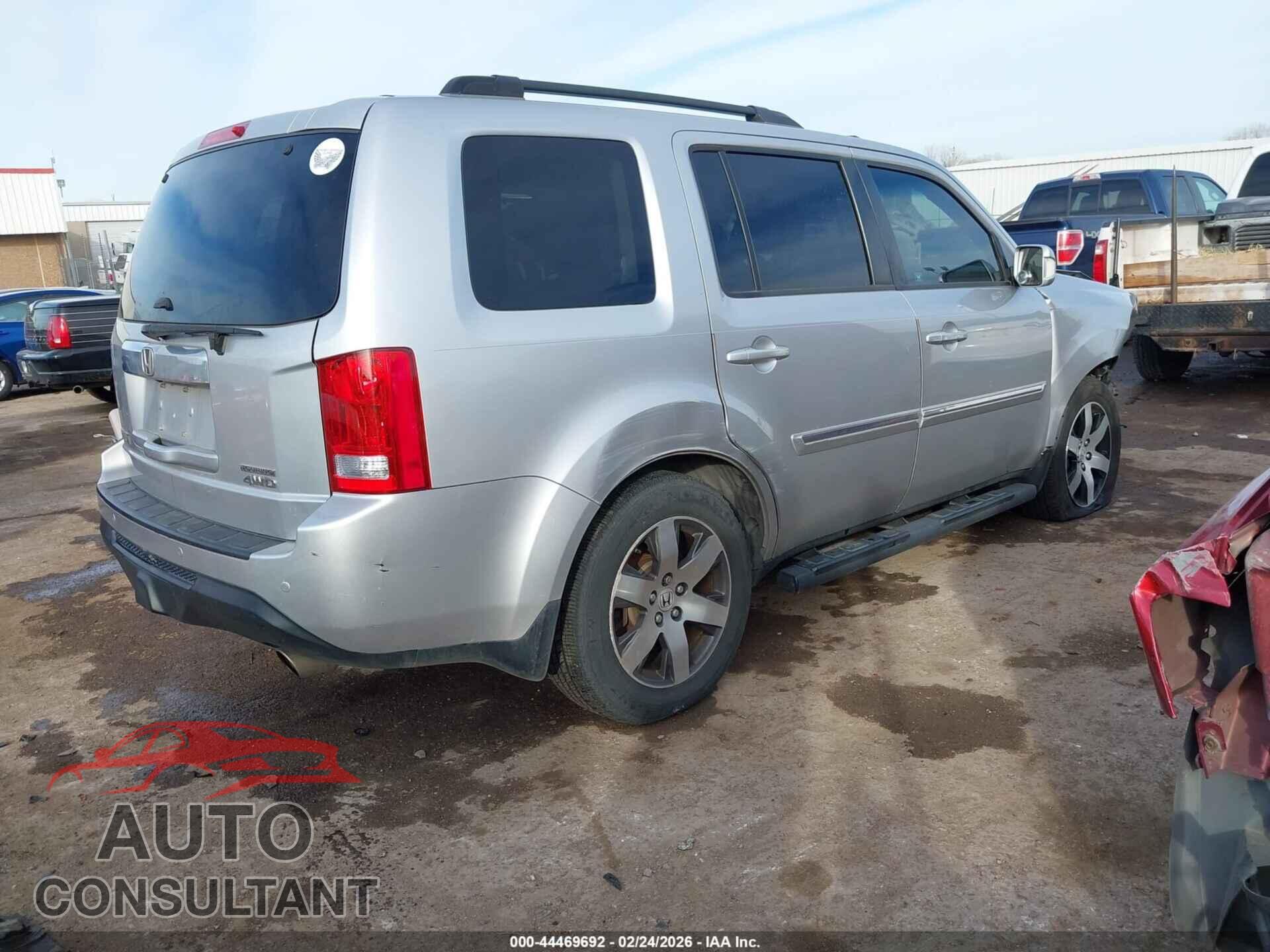 HONDA PILOT 2012 - 5FNYF4H93CB084235