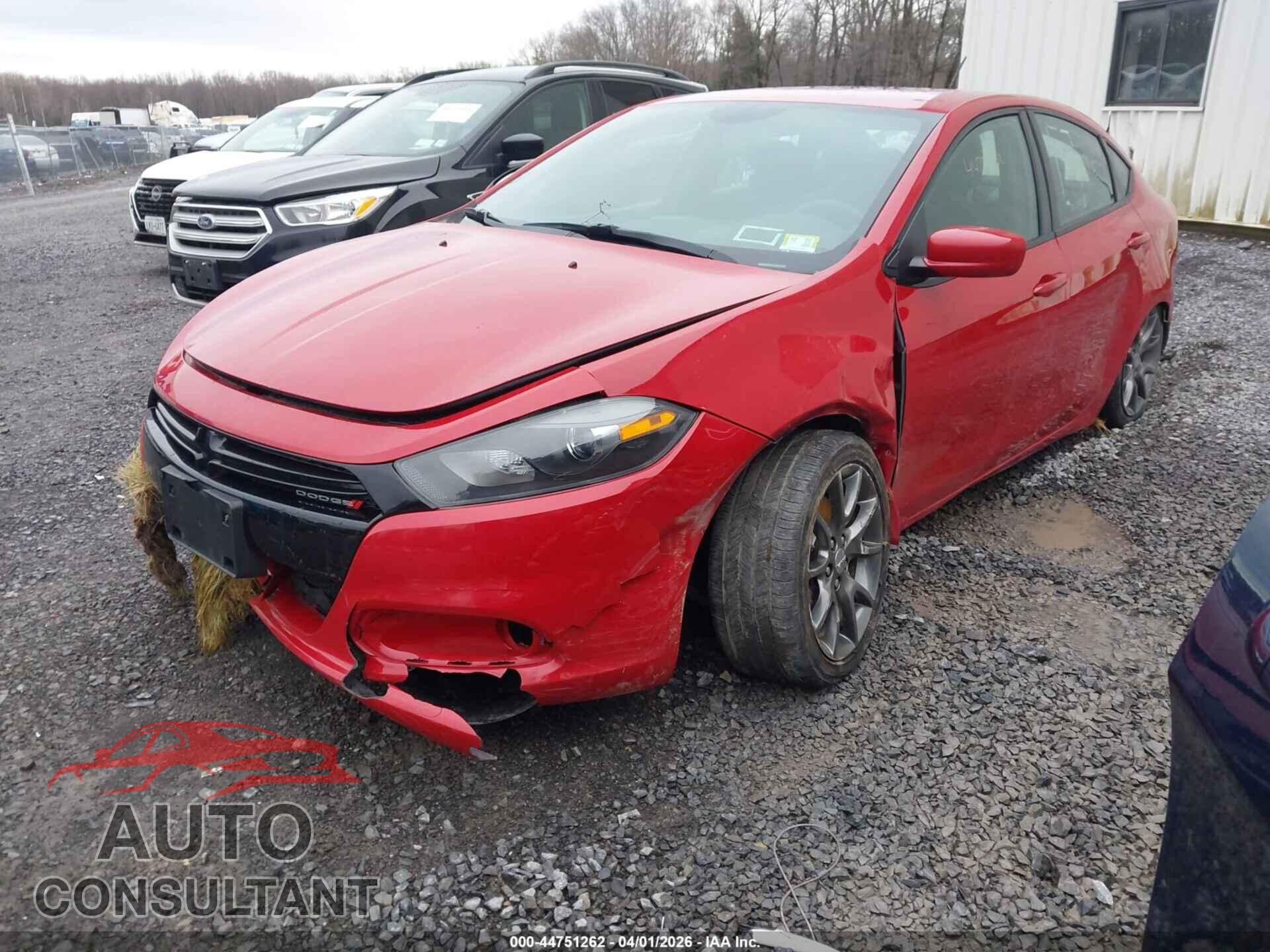 DODGE DART 2014 - 1C3CDFBB3ED902472