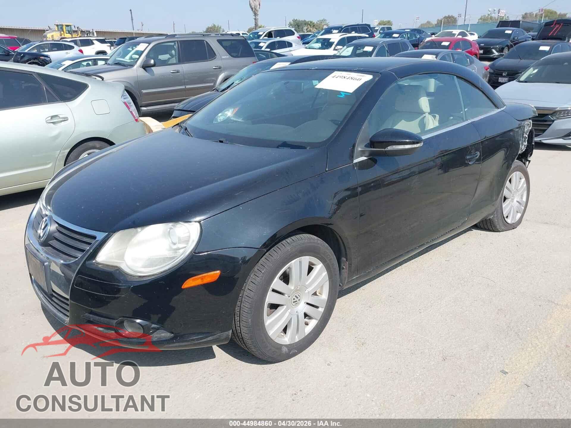 VOLKSWAGEN EOS 2009 - WVWBA71F29V022342