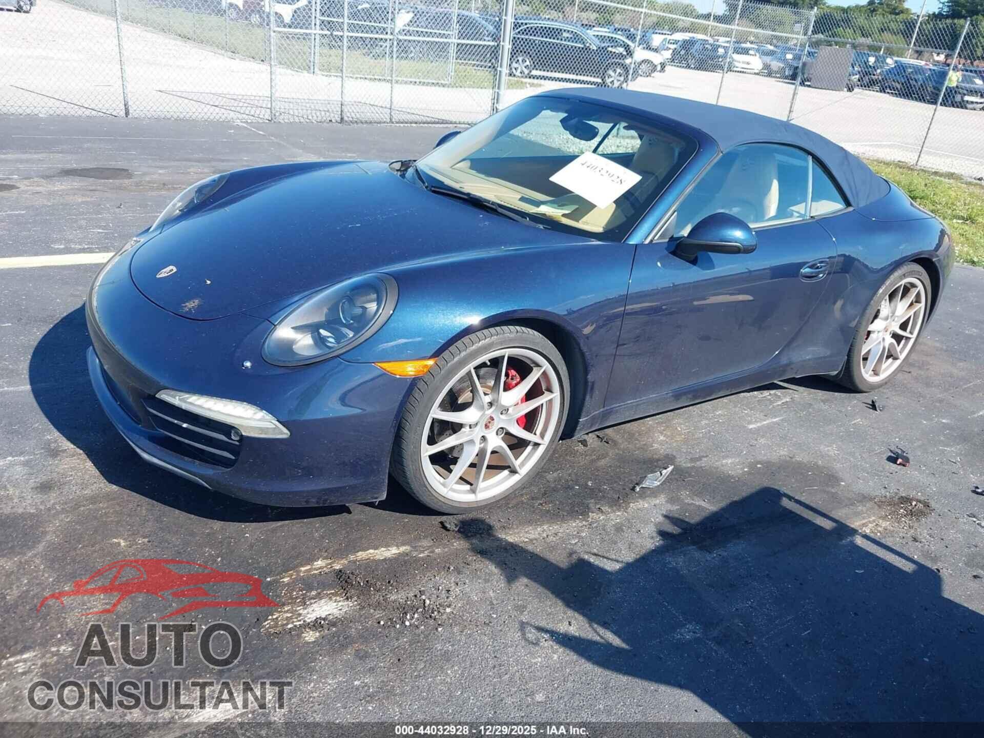 PORSCHE 911 2013 - WP0CA2A99DS141386