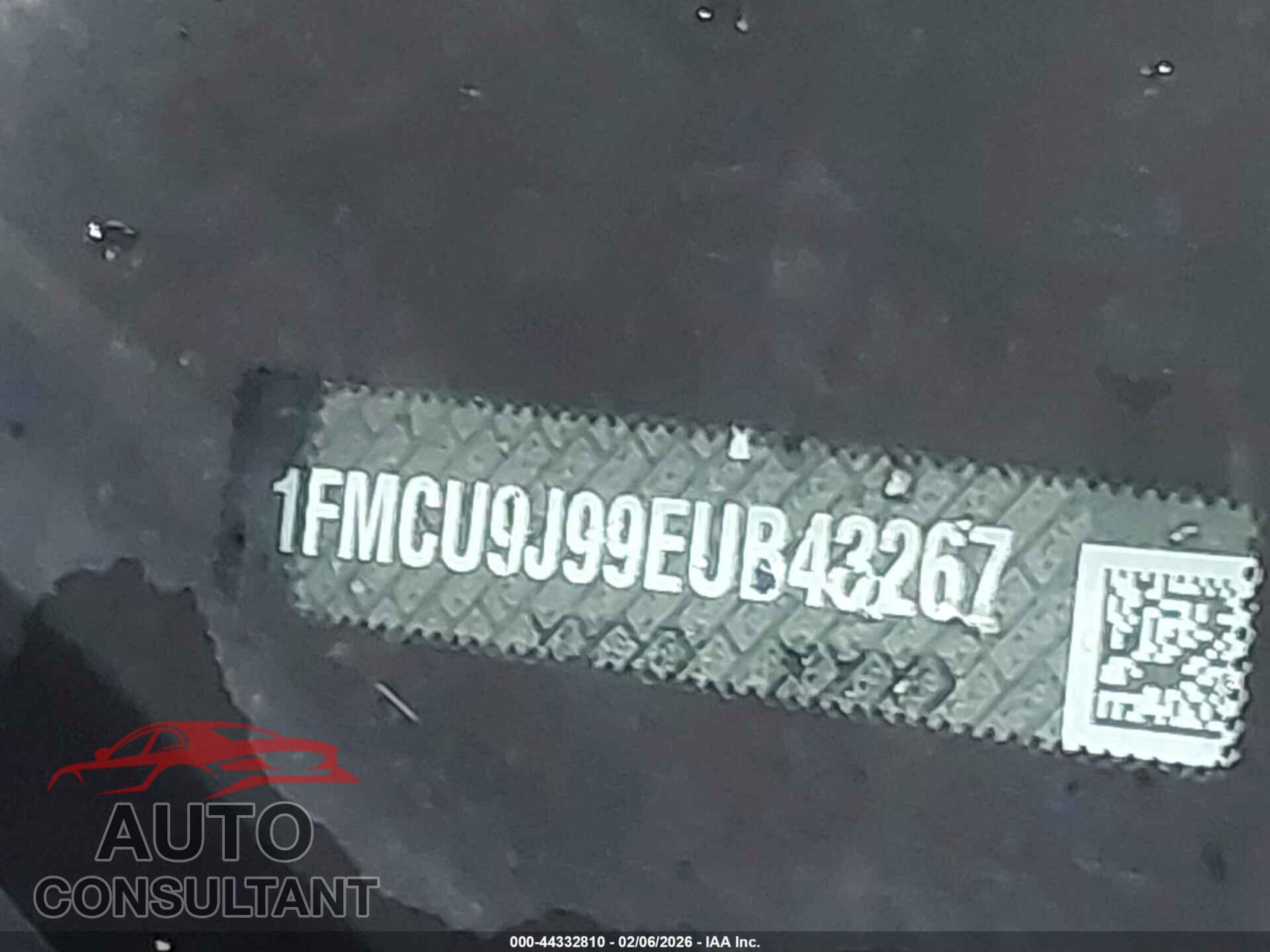 FORD ESCAPE 2014 - 1FMCU9J99EUB43267