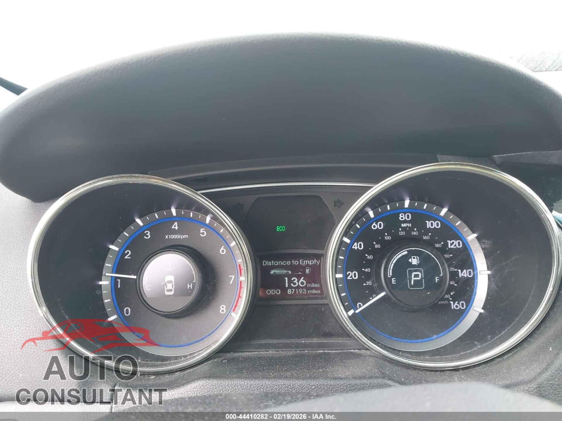 HYUNDAI SONATA 2012 - 5NPEC4AC2CH356065
