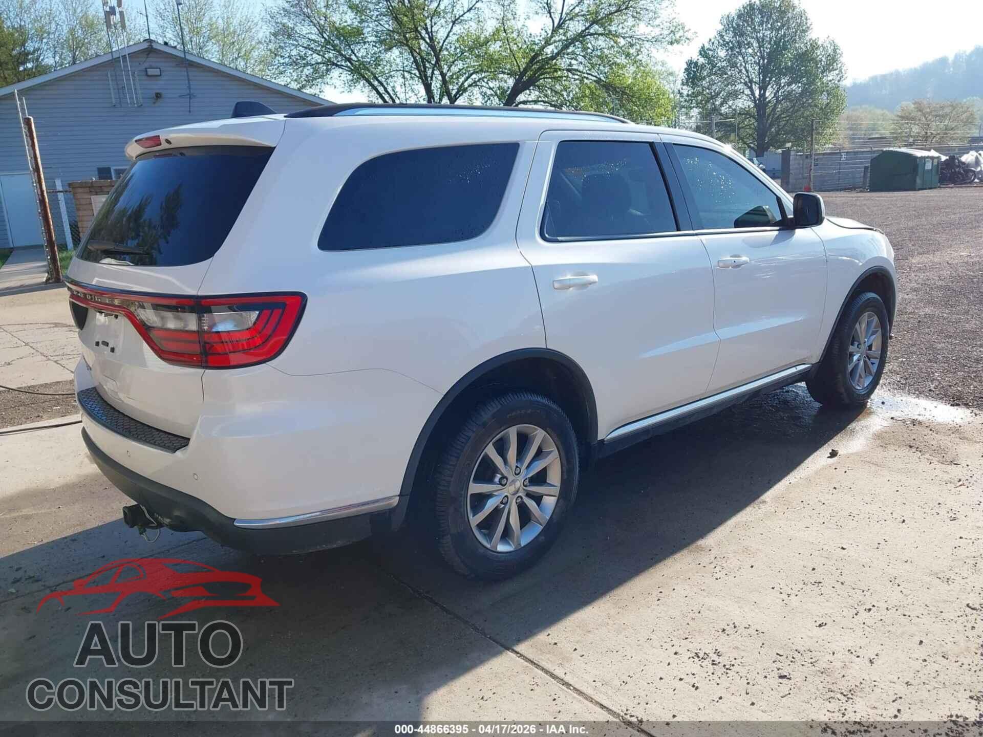 DODGE DURANGO 2017 - 1C4RDJAG2HC833905