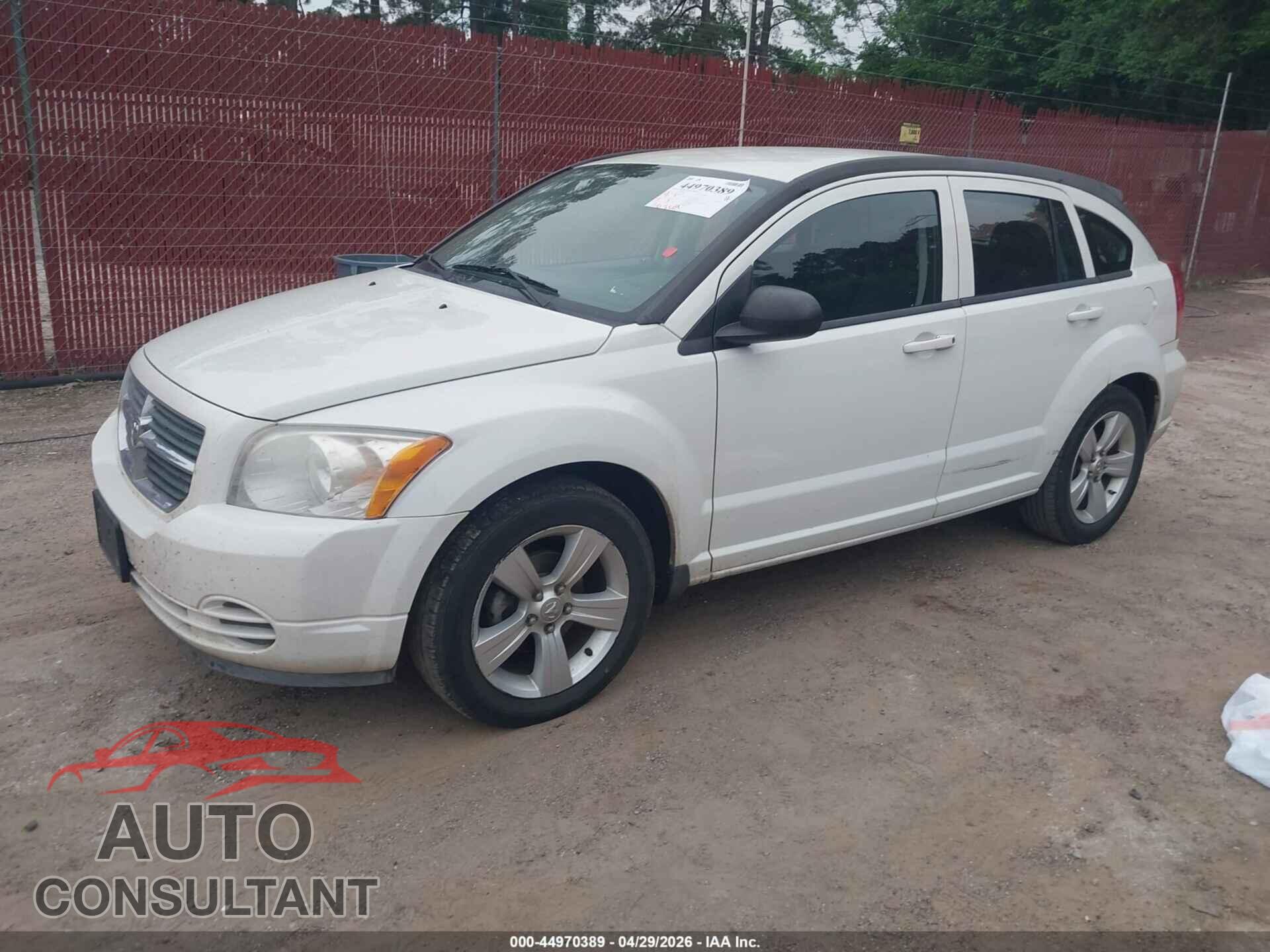 DODGE CALIBER 2010 - 1B3CB4HA4AD606800