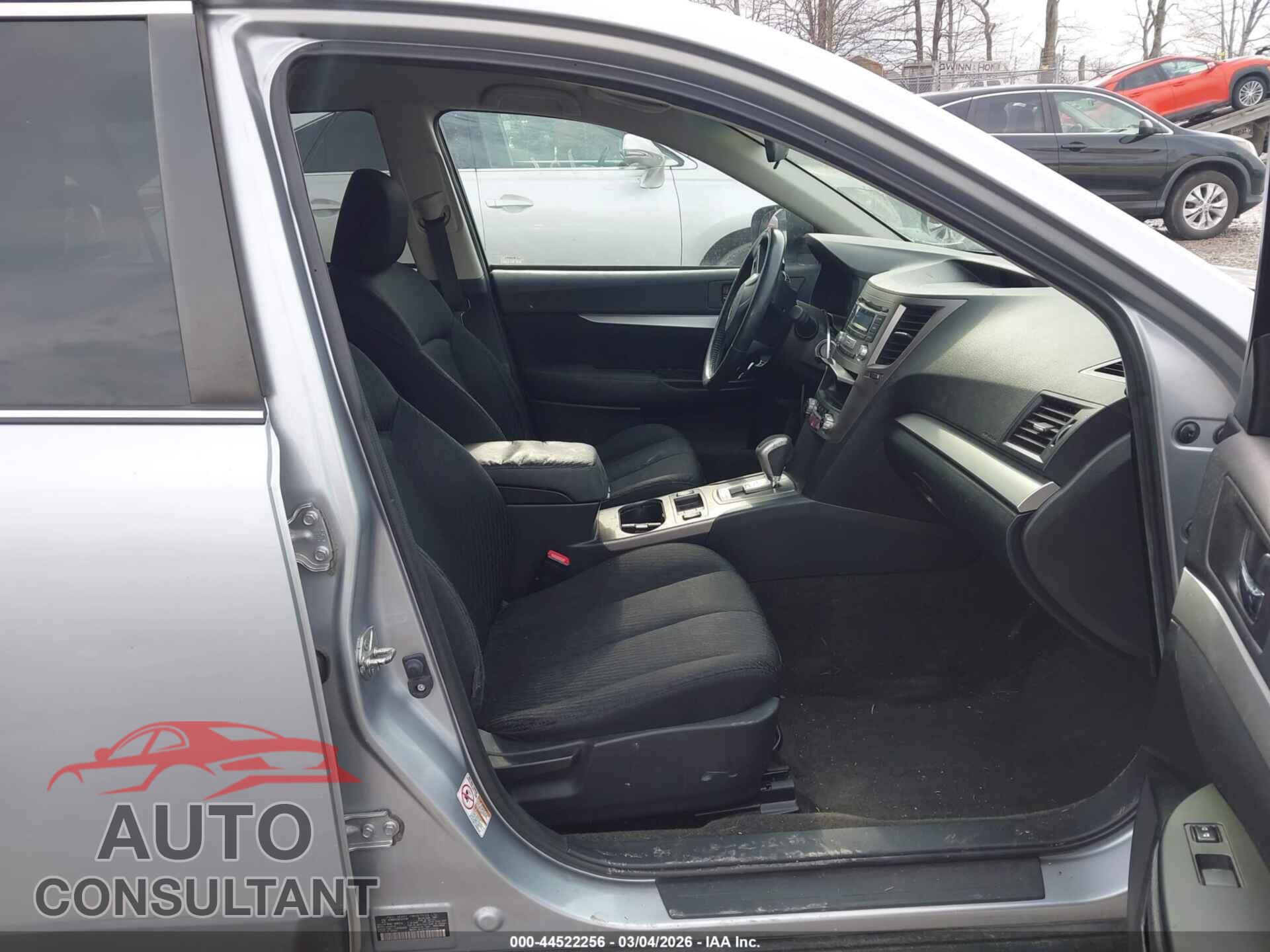 SUBARU OUTBACK 2012 - 4S4BRCCC8C3231264