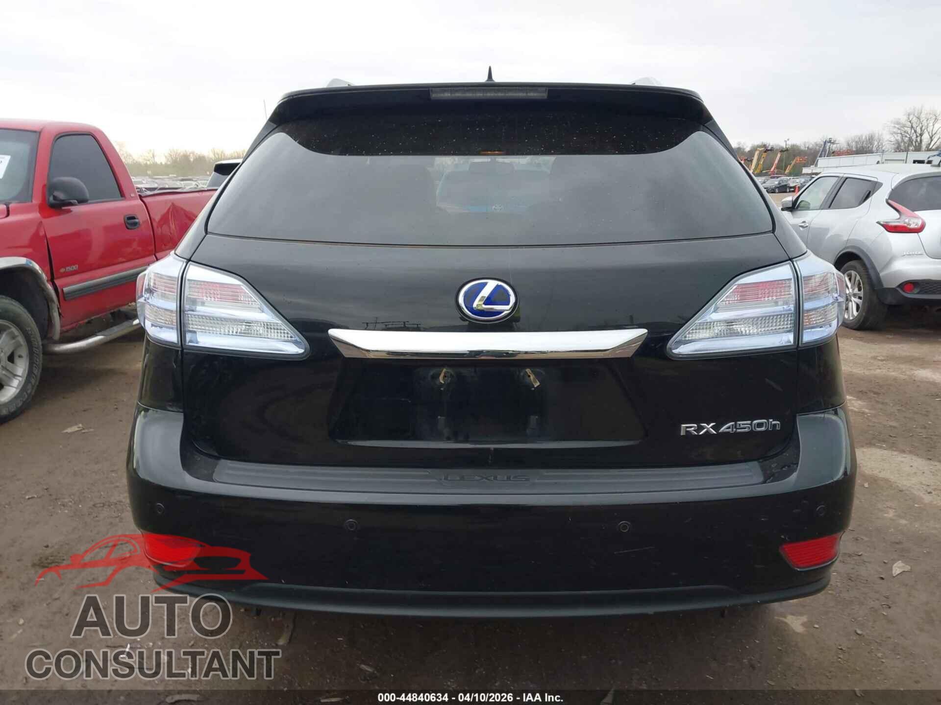 LEXUS RX 450H 2012 - JTJBC1BA1C2425504