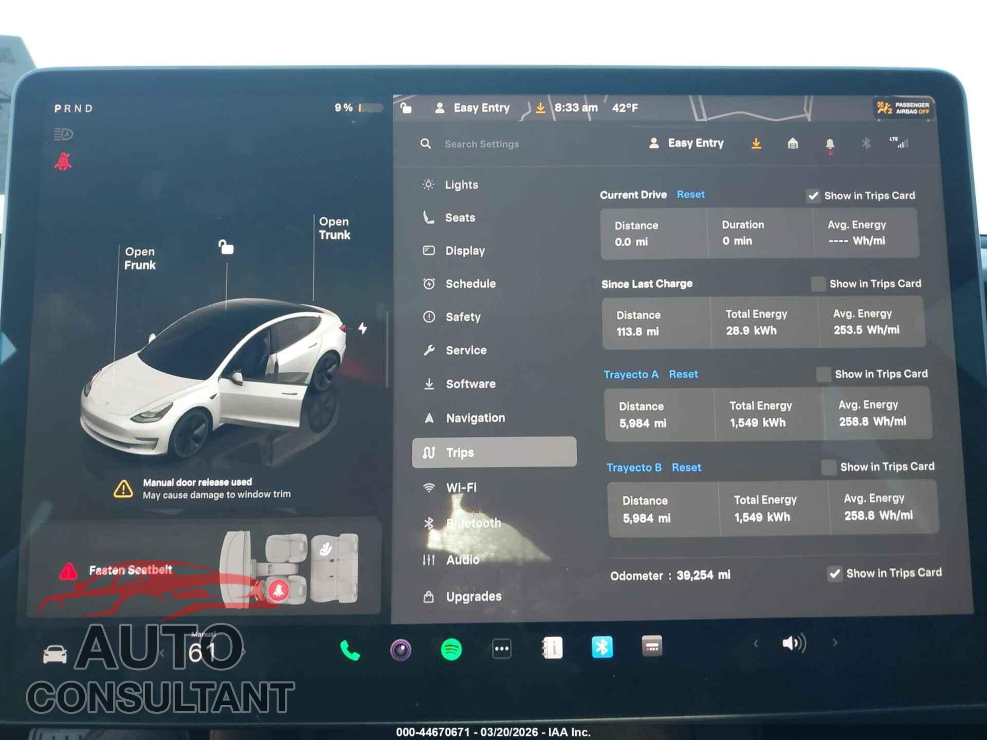 TESLA MODEL 3 2023 - 5YJ3E1EA4PF411466