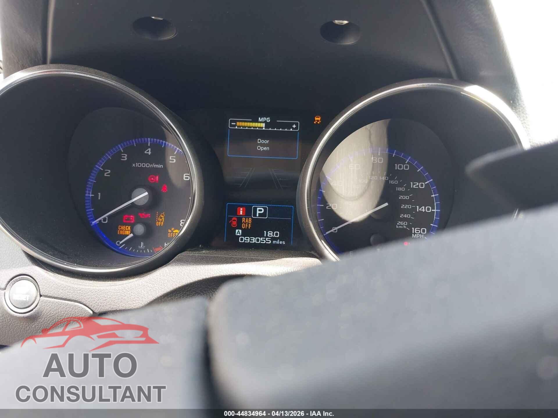 SUBARU OUTBACK 2017 - 4S4BSENC2H3317545