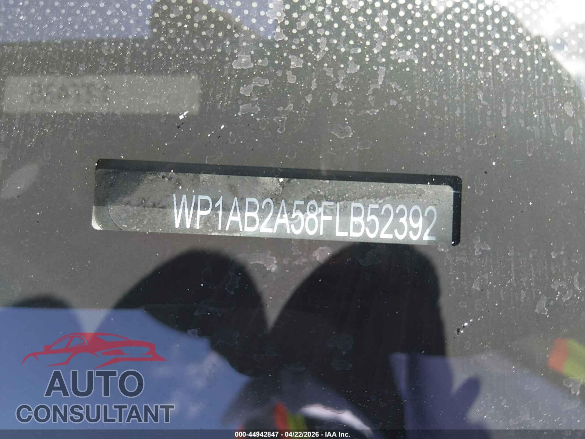 PORSCHE MACAN 2015 - WP1AB2A58FLB52392