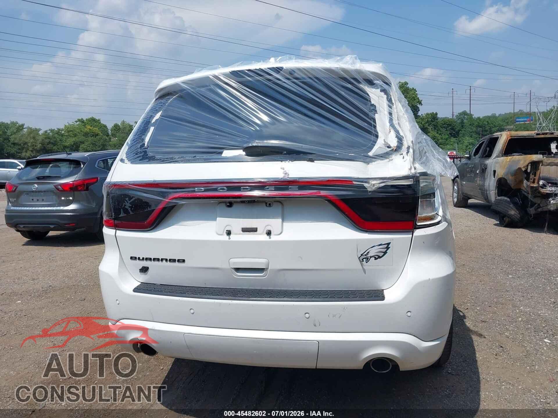 DODGE DURANGO 2019 - 1C4RDJAG6KC586069