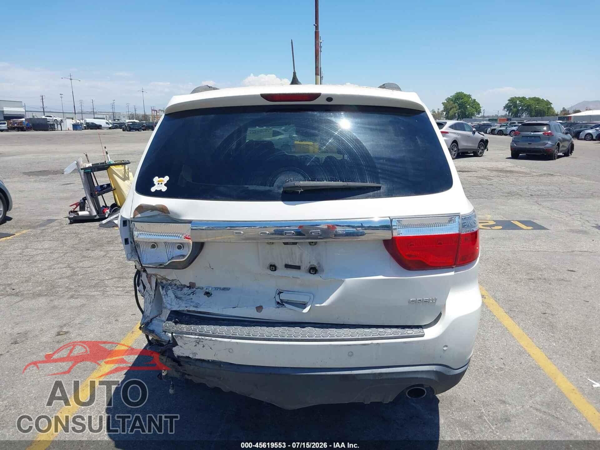 DODGE DURANGO 2012 - 1C4RDHDGXCC182777