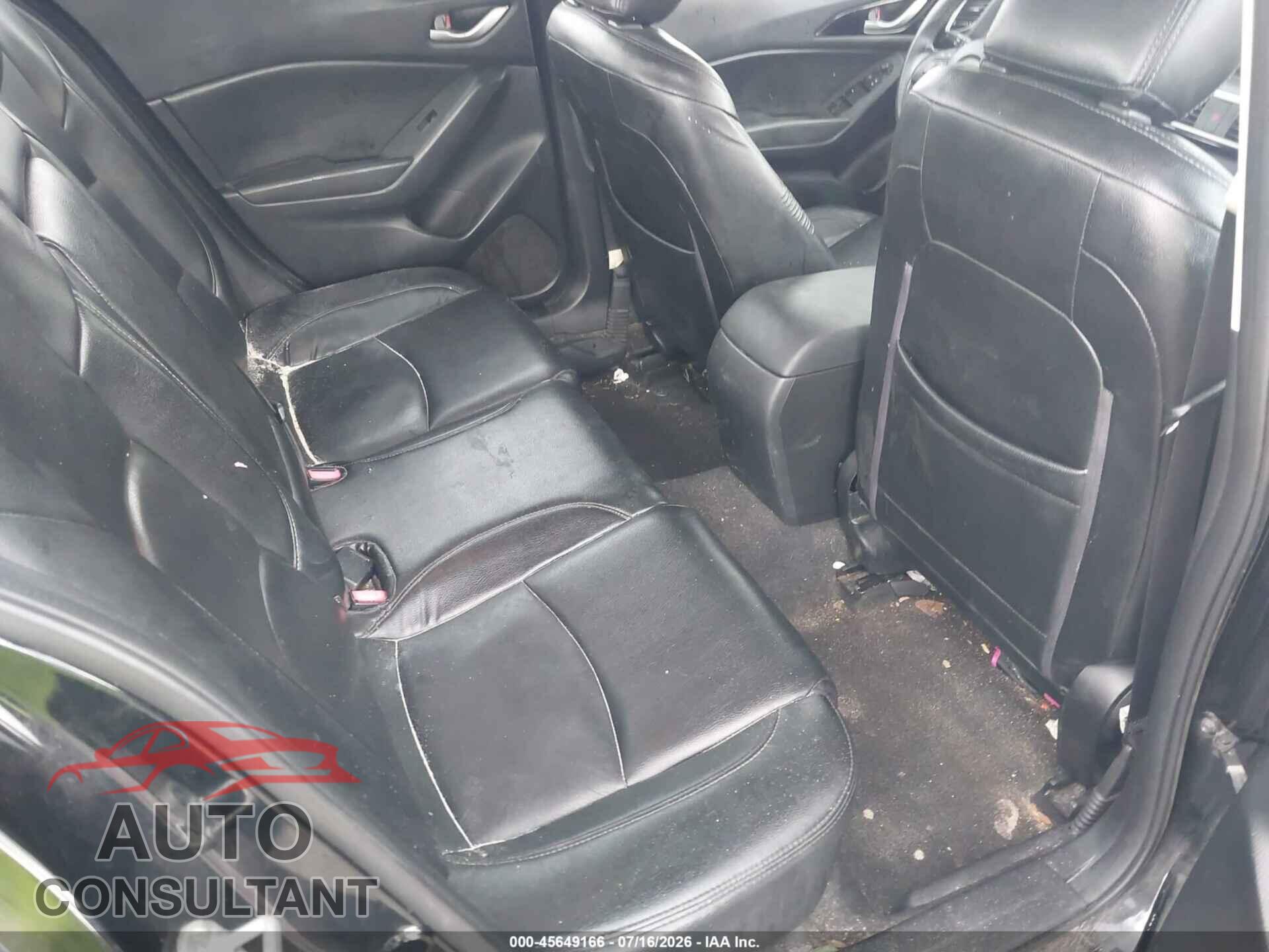 MAZDA MAZDA3 2016 - JM1BM1W78G1343473