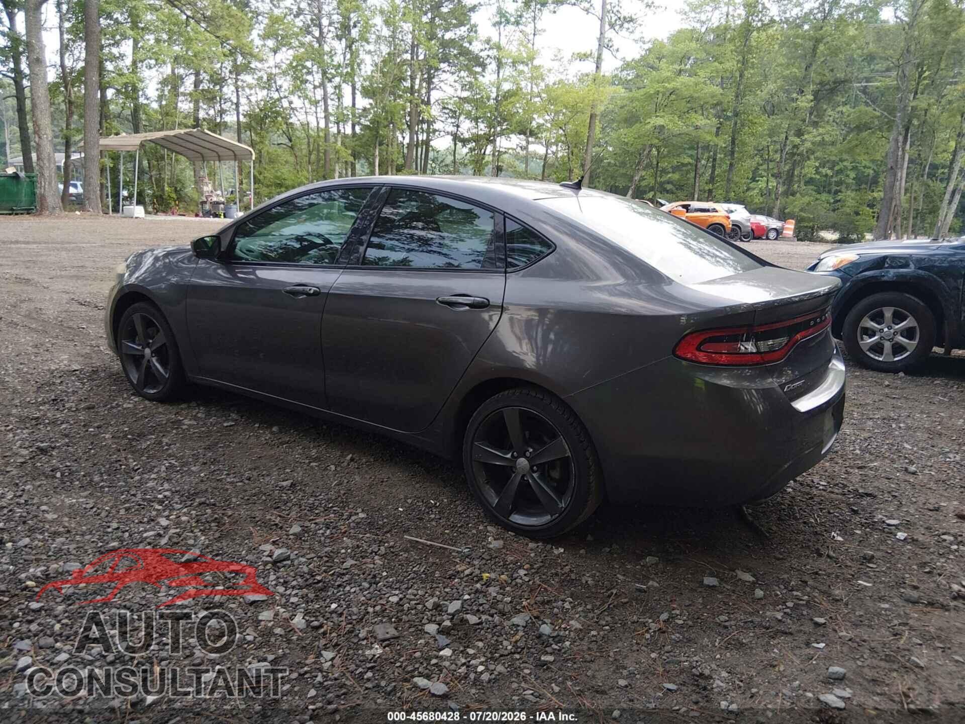 DODGE DART 2015 - 1C3CDFEB7FD411142