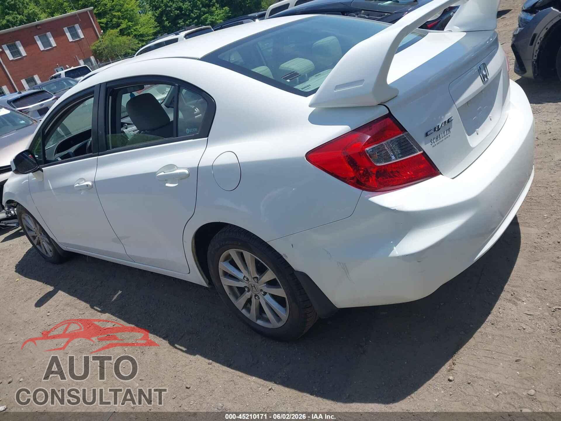 HONDA CIVIC 2012 - 2HGFB2F95CH554688
